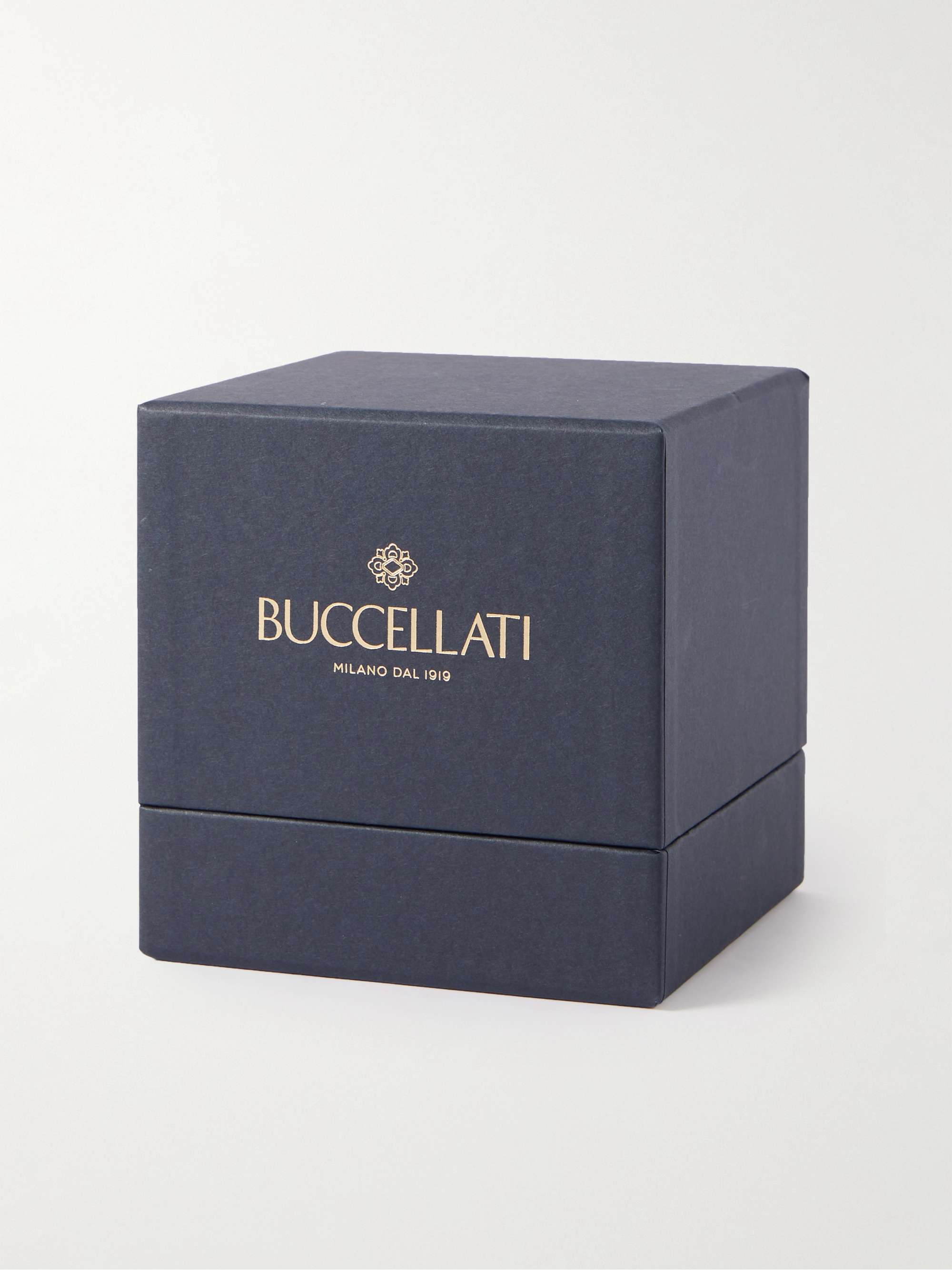 BUCCELLATI Scented Candle and Sterling Silver Candlestick Set