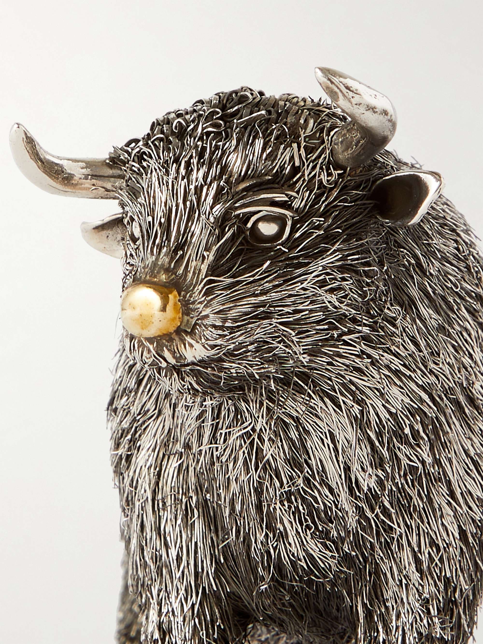 BUCCELLATI Bull Silver and Gold-Tone Ornament