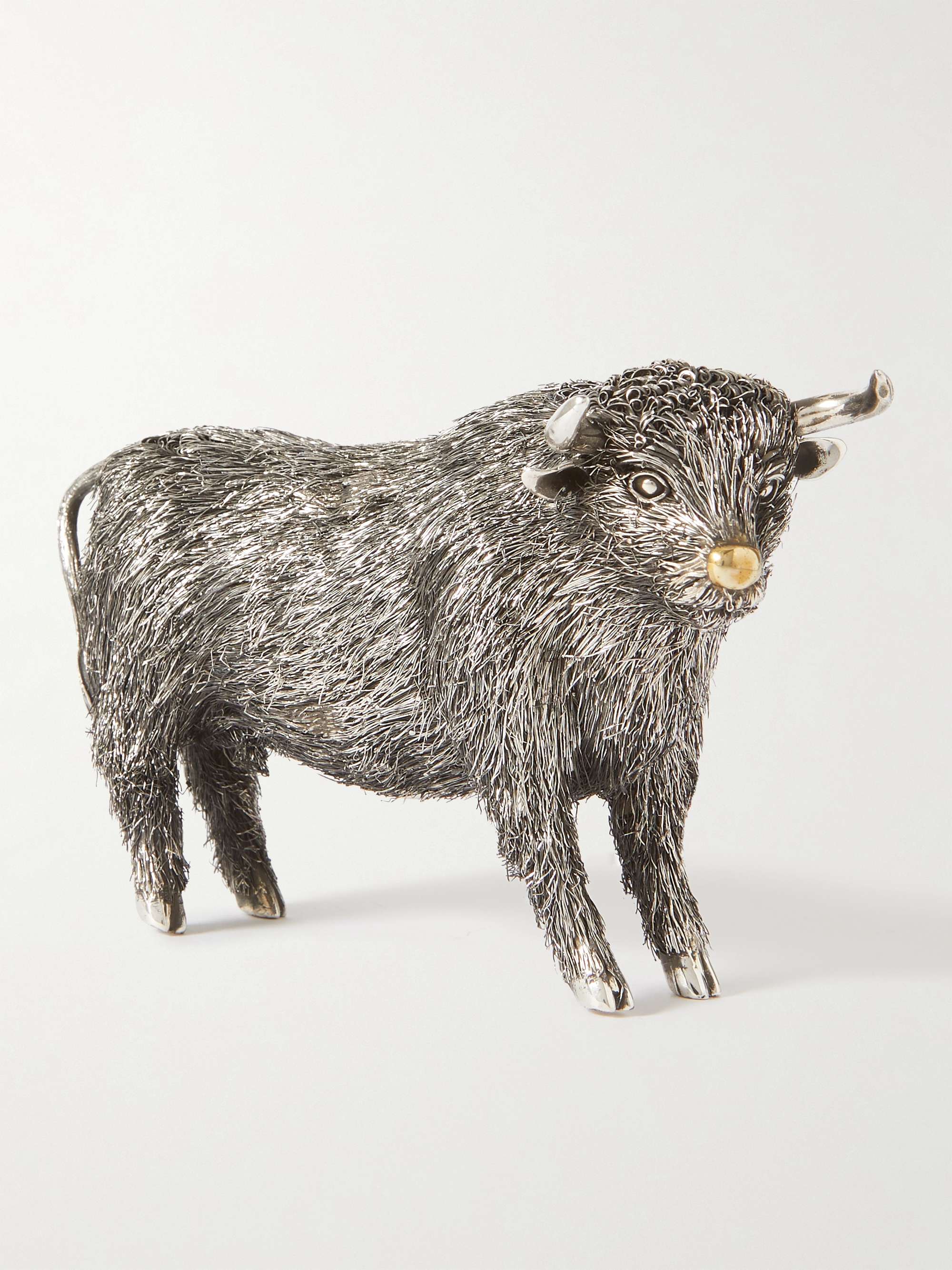 BUCCELLATI Bull Silver and Gold-Tone Ornament