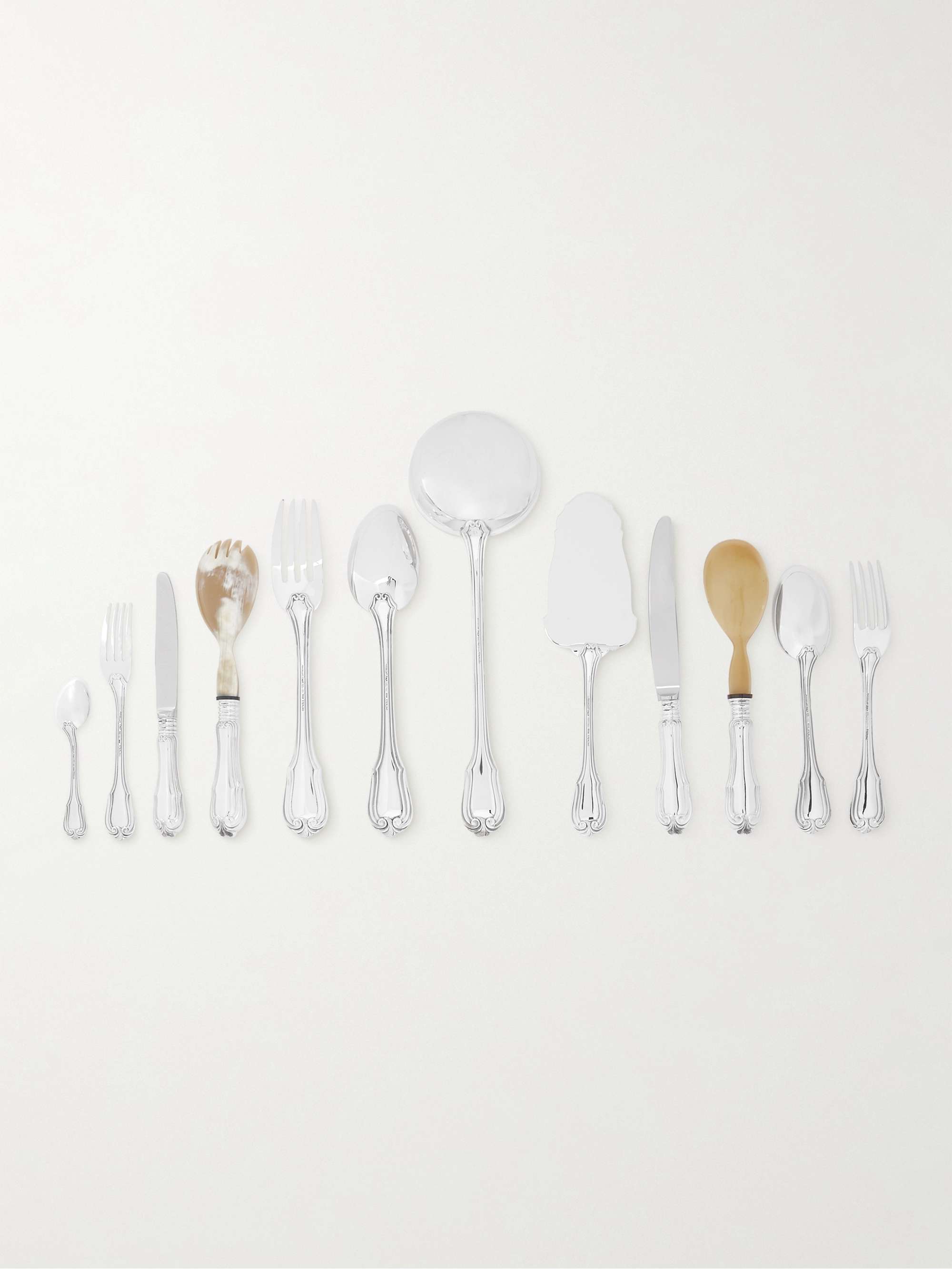 BUCCELLATI Borgia Sterling Silver Cutlery Set