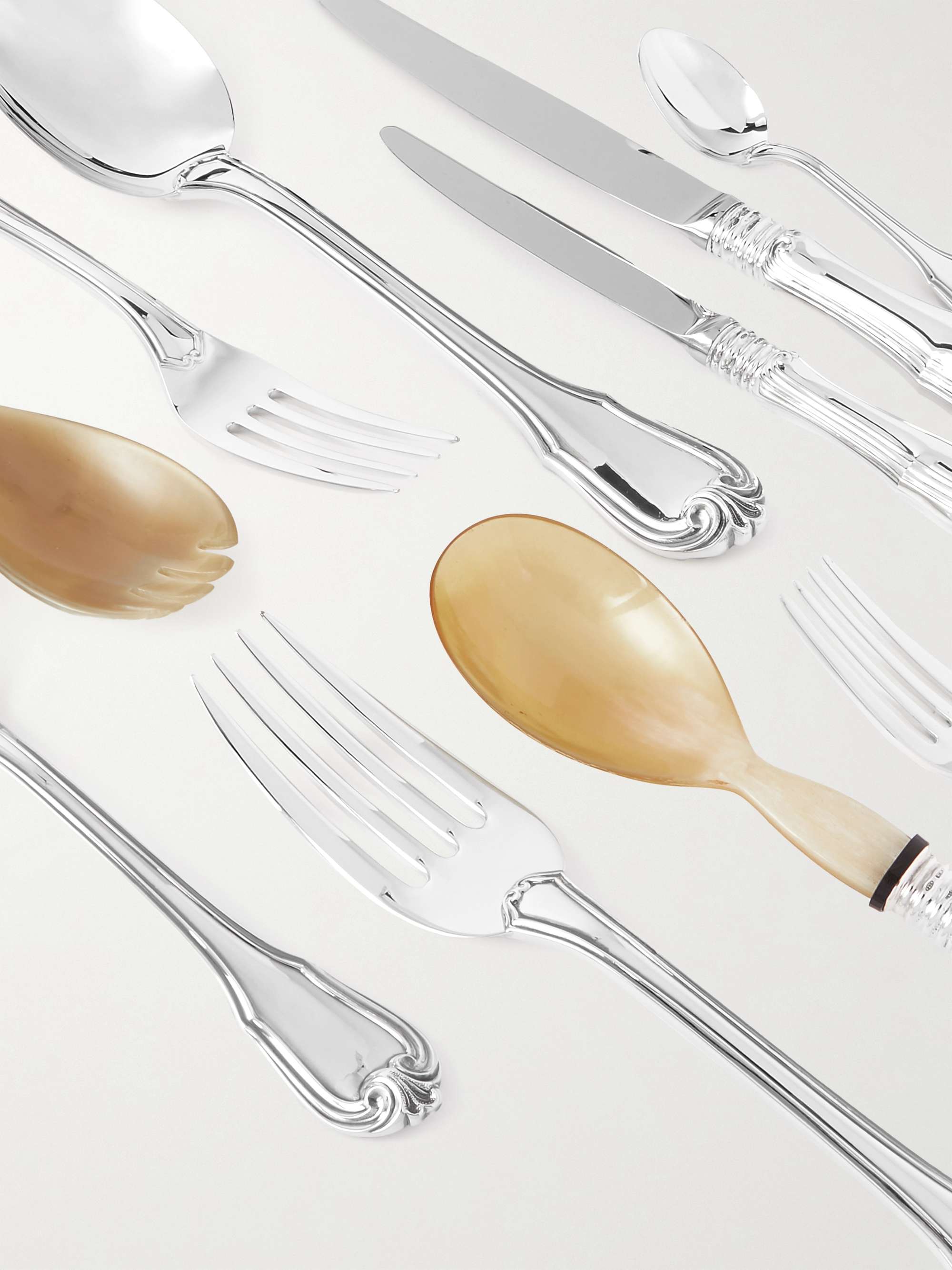 BUCCELLATI Borgia Sterling Silver Cutlery Set