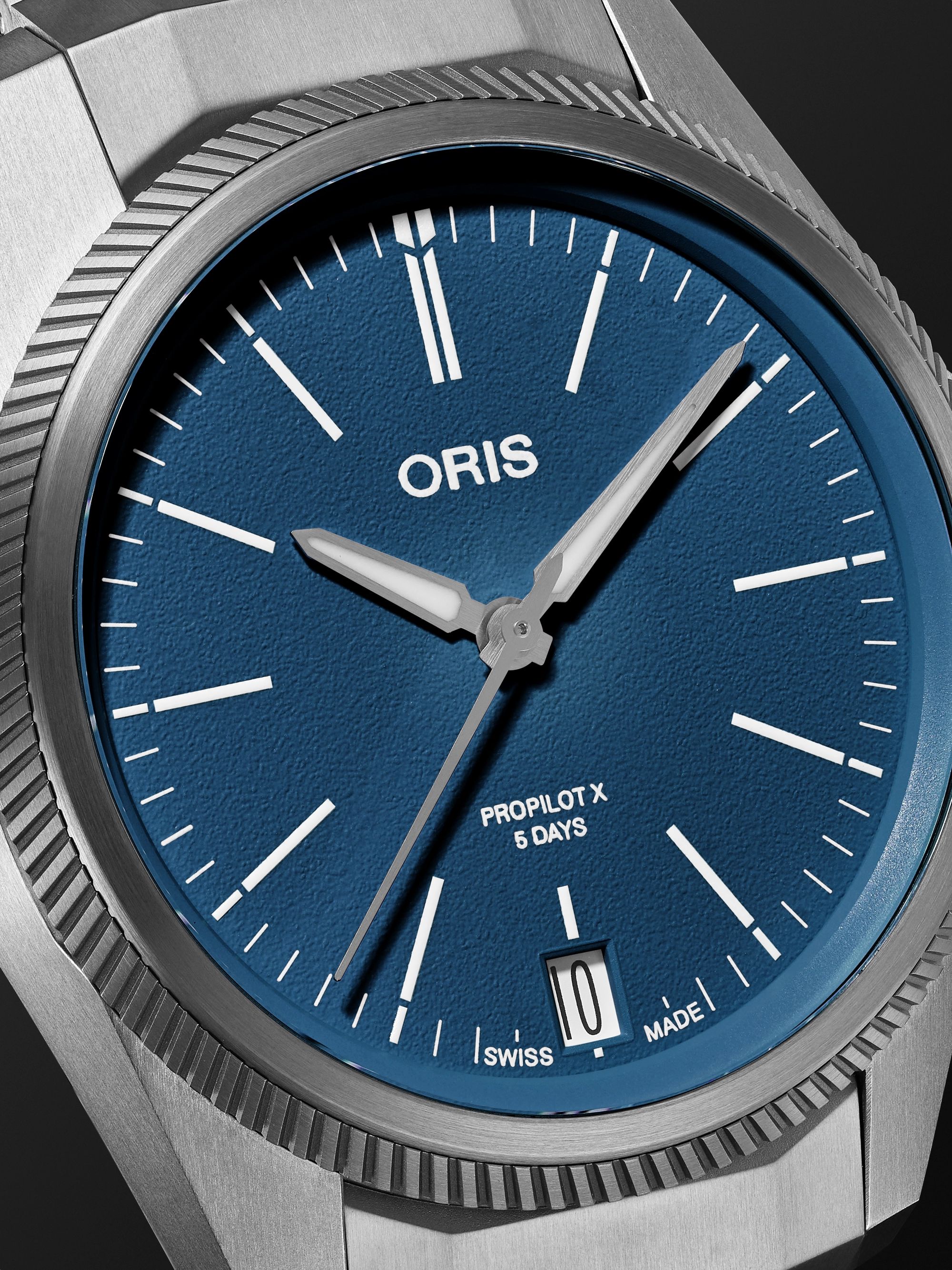 ORIS Pro Pilot PPX Automatic 39mm Titanium Watch, Ref. No. 01 400 7778 7155-07 7 20 01TLC