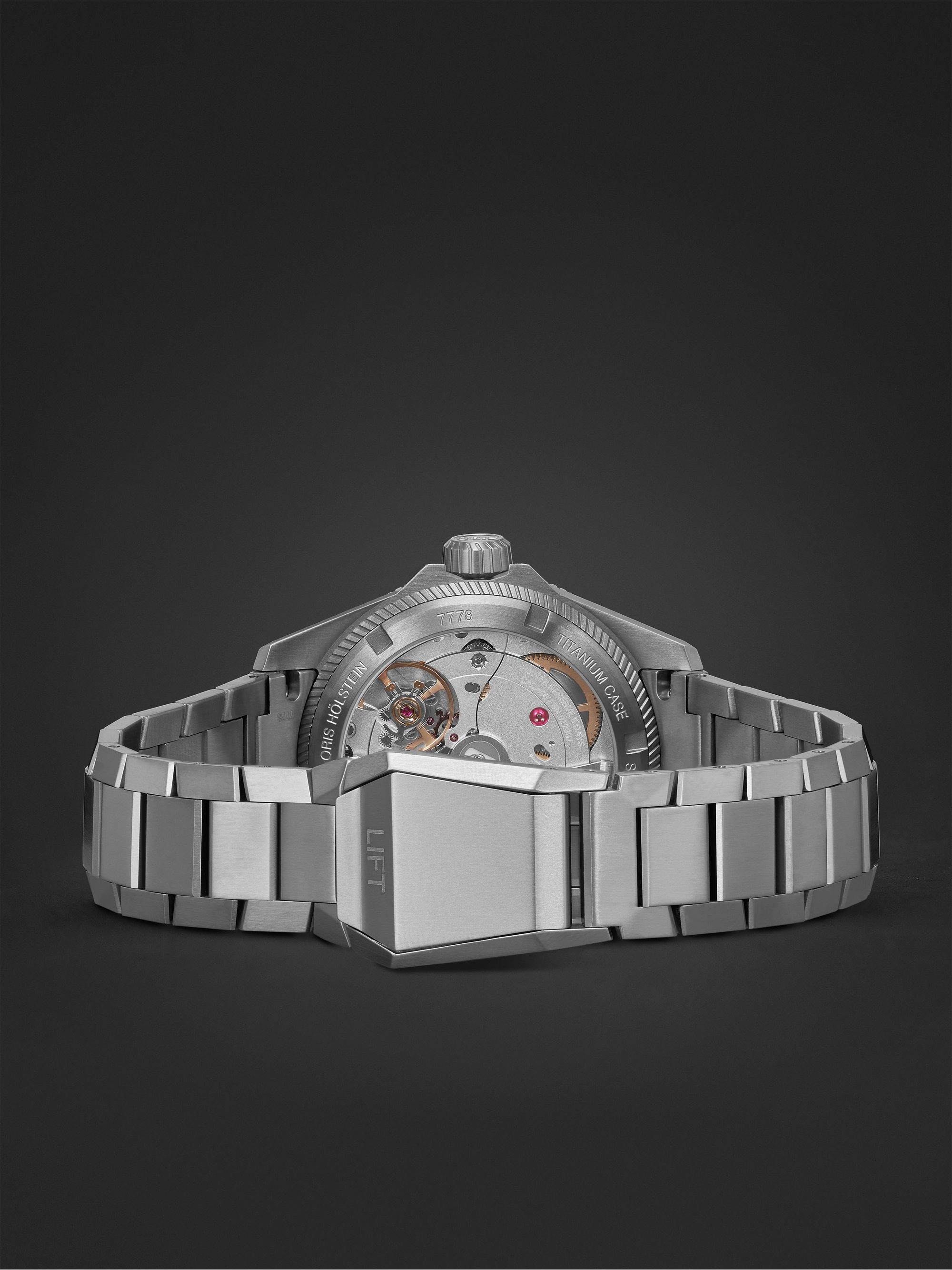 ORIS Pro Pilot PPX Automatic 39mm Titanium Watch, Ref. No. 01 400 7778 7155-07 7 20 01TLC