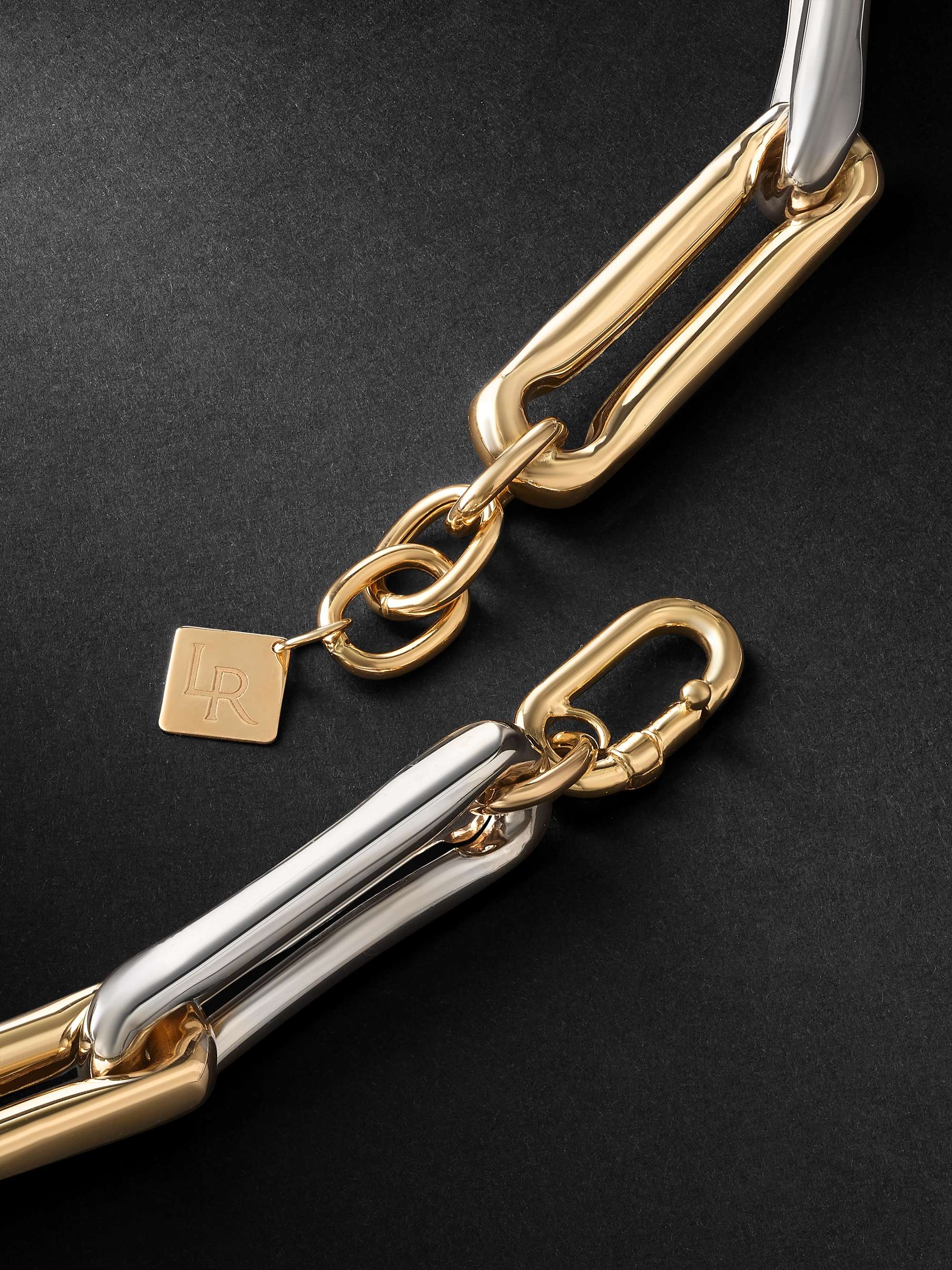 LAUREN RUBINSKI Yellow and White Gold Necklace