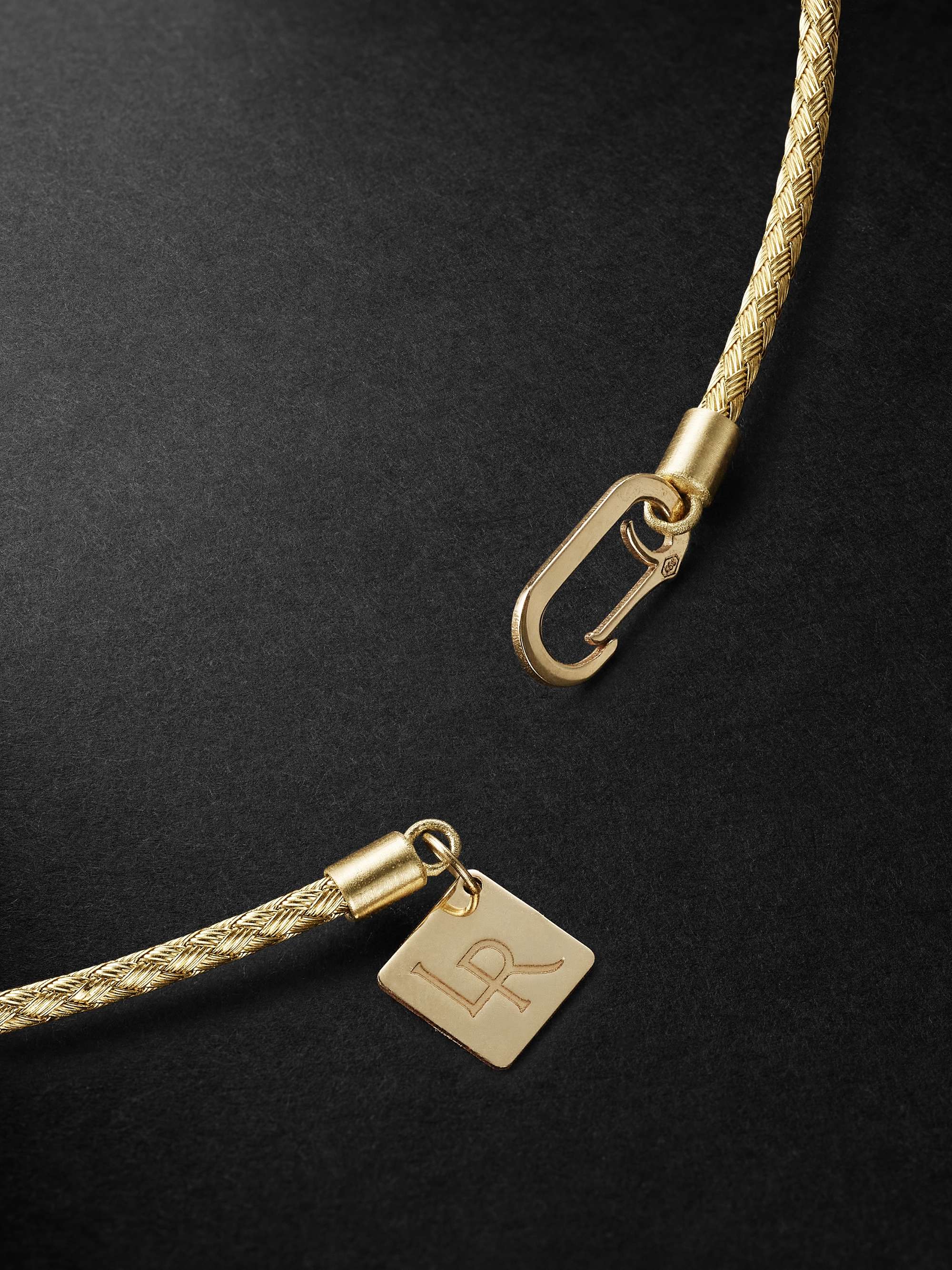 LAUREN RUBINSKI Gold and Enamel Pendant Necklace