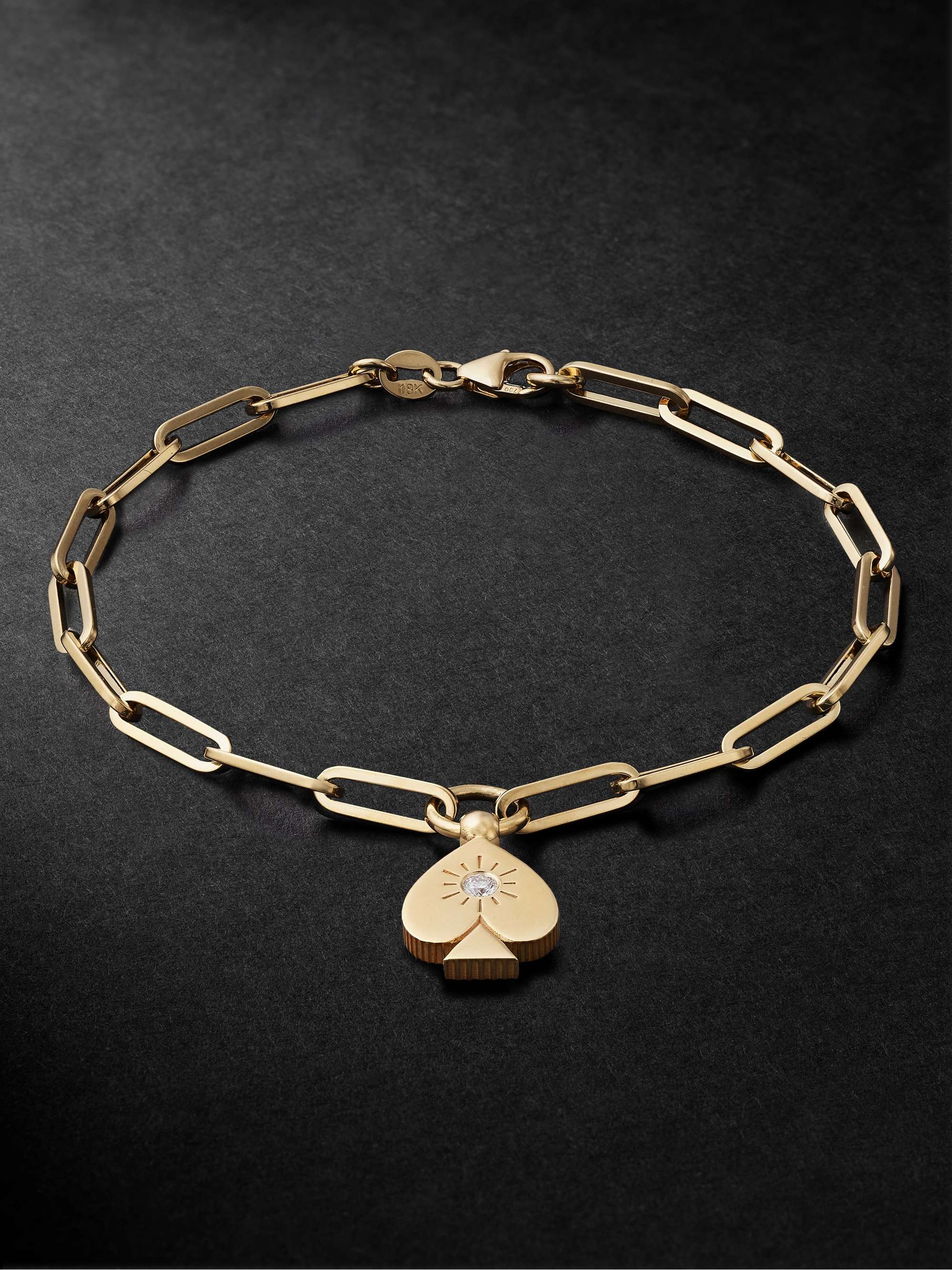 Foundrae Men's Mini Spade Crest Bracelet