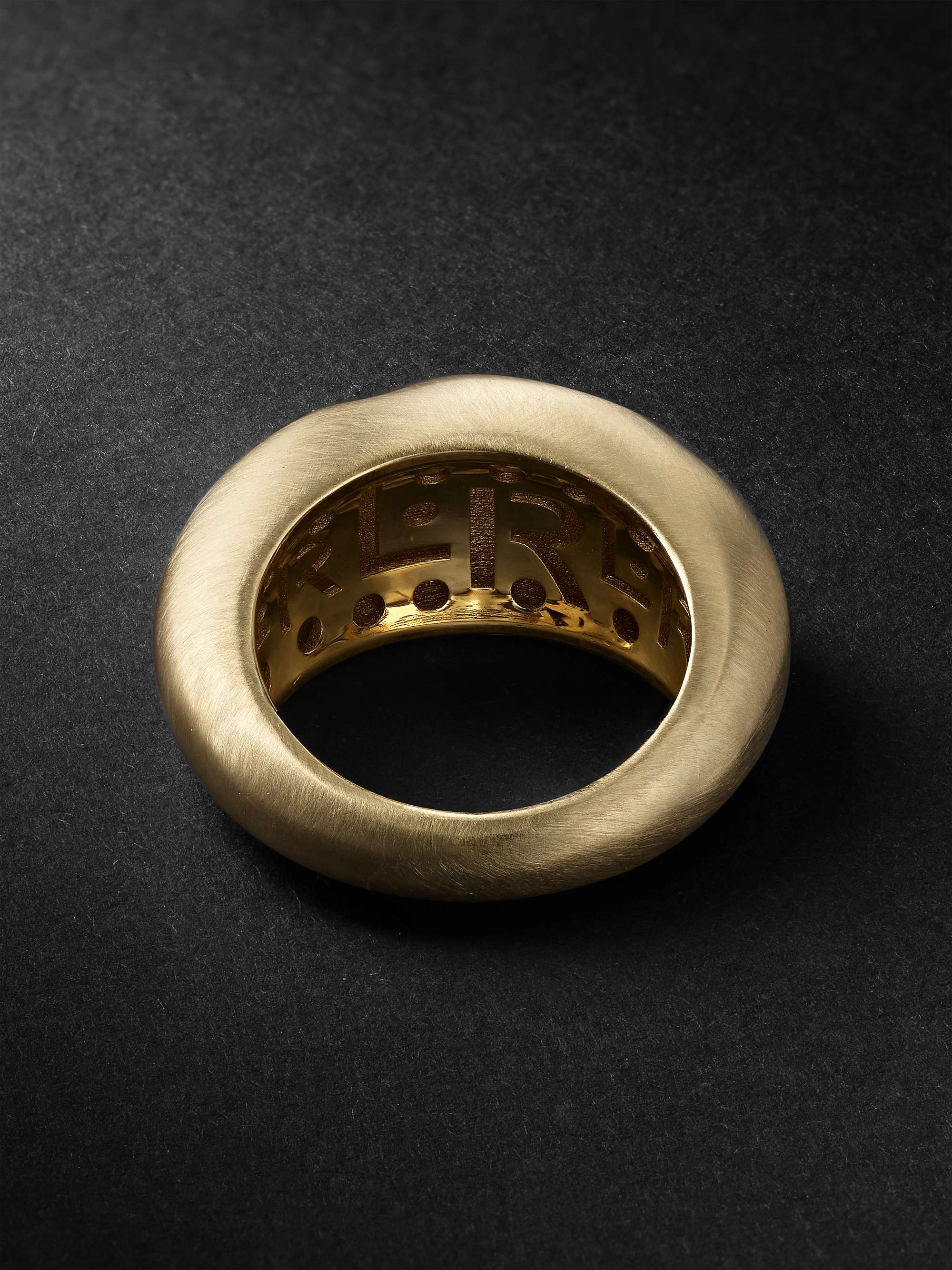 LAUREN RUBINSKI Gold Signet Ring