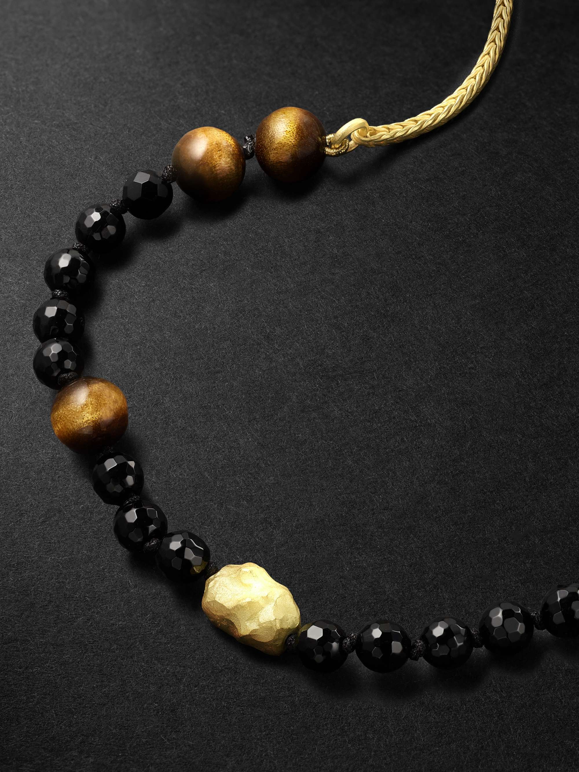ELHANATI Isha Gold, Spinel and Coral Necklace
