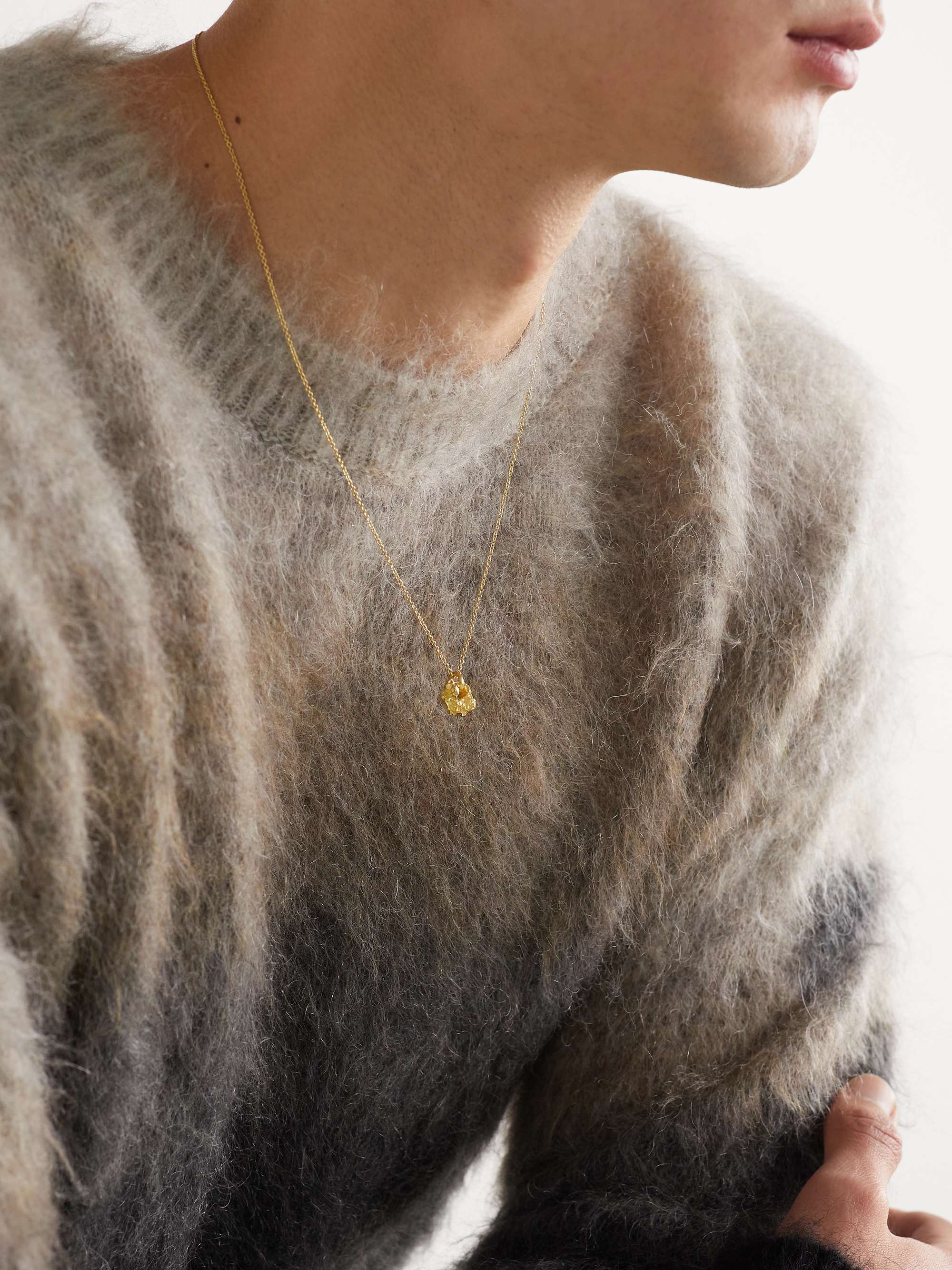 ELHANATI Rock Small Gold Necklace