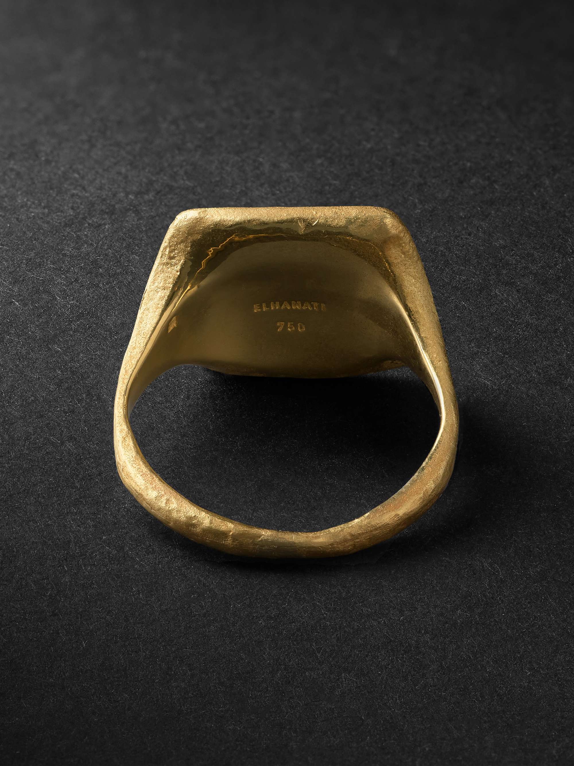ELHANATI Tokyo Gold Signet Ring