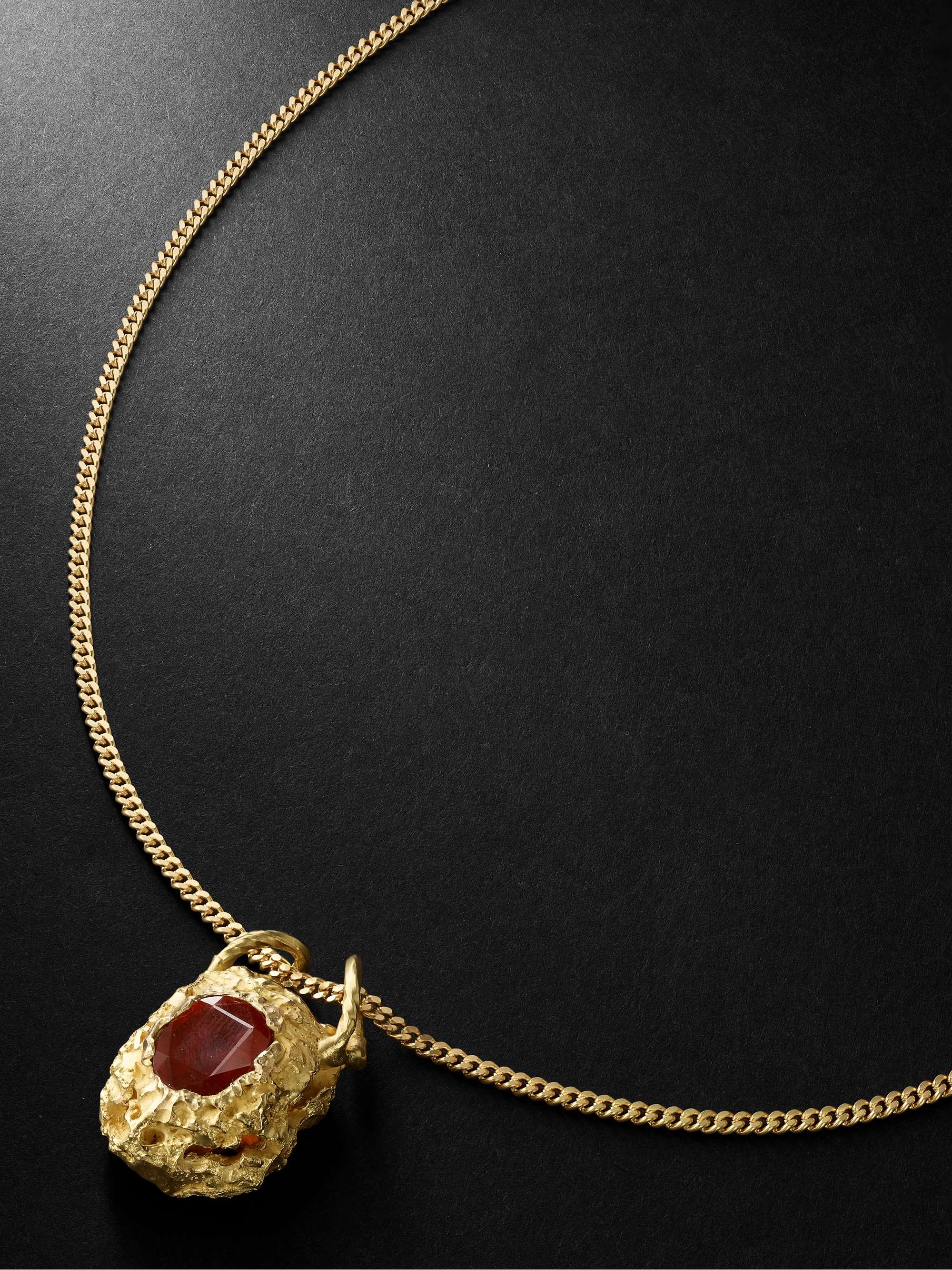 ELHANATI The Lunar Gold Hessonite Necklace