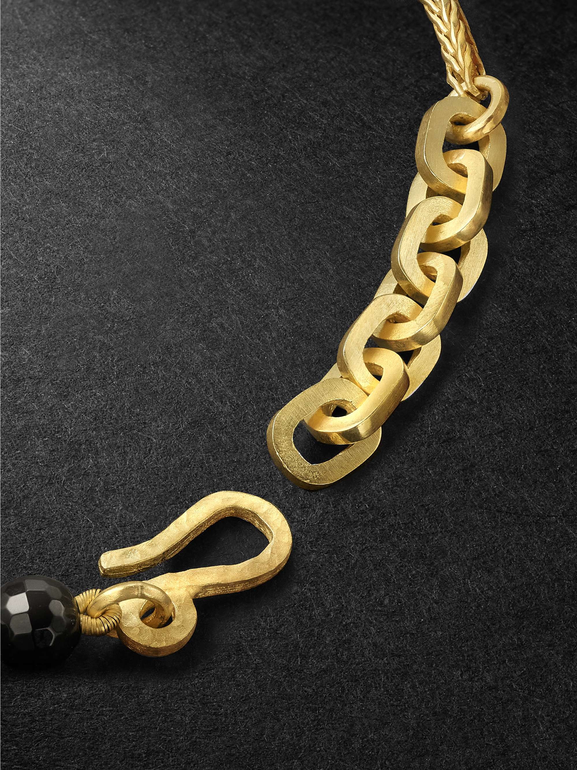 ELHANATI Isha Chain Gold, Spinel and Coral Bracelet