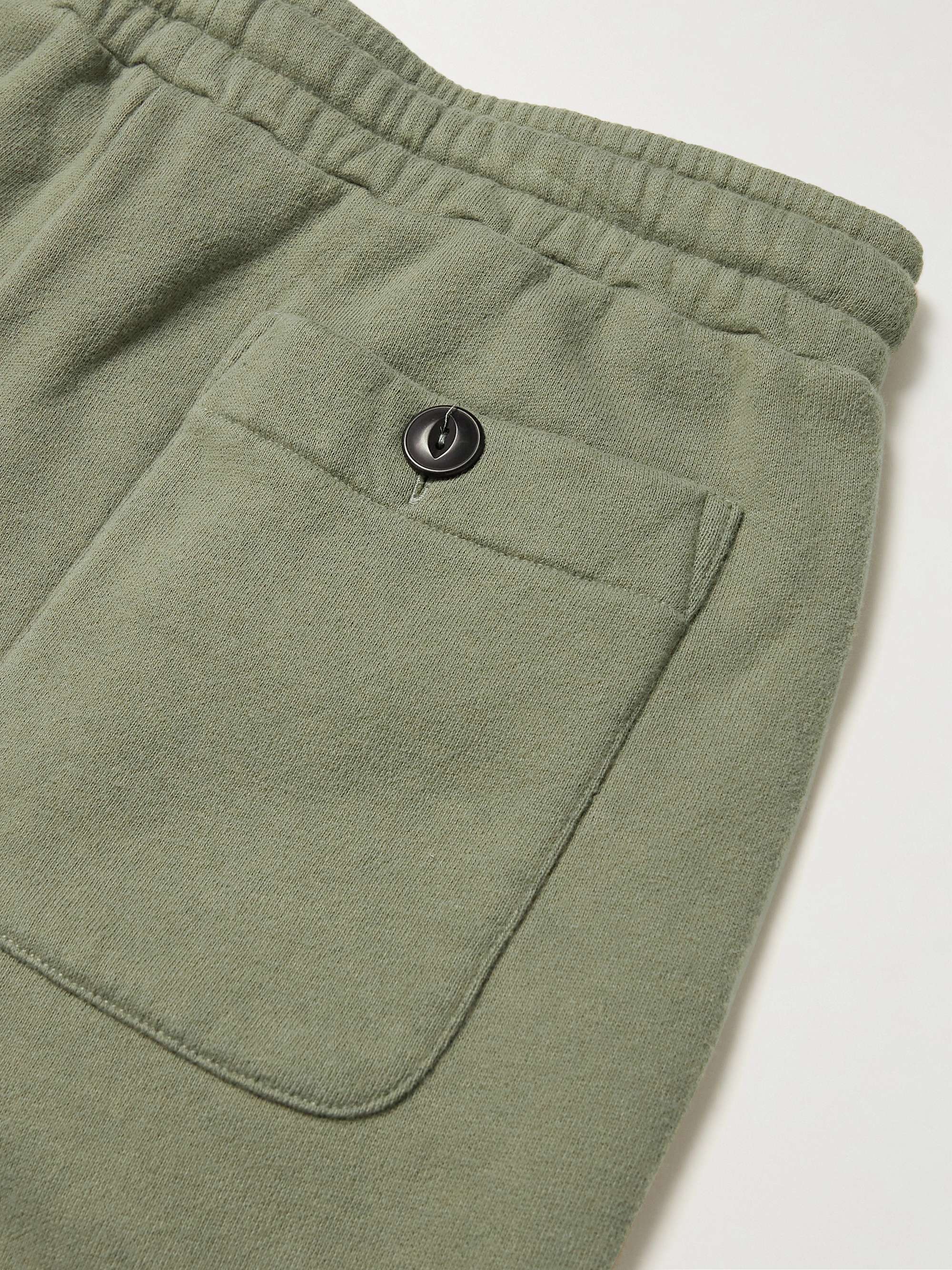HARTFORD Joggy Tapered Brushed Cotton-Jersey Sweatpants