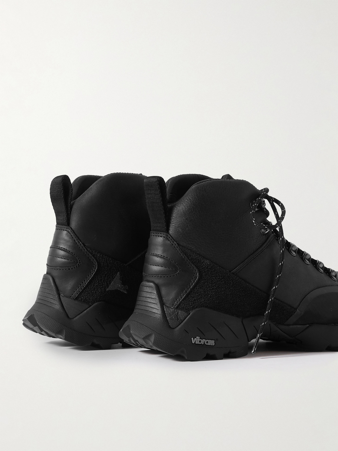 Shop Roa Andreas Leather Hiking Boots In Black