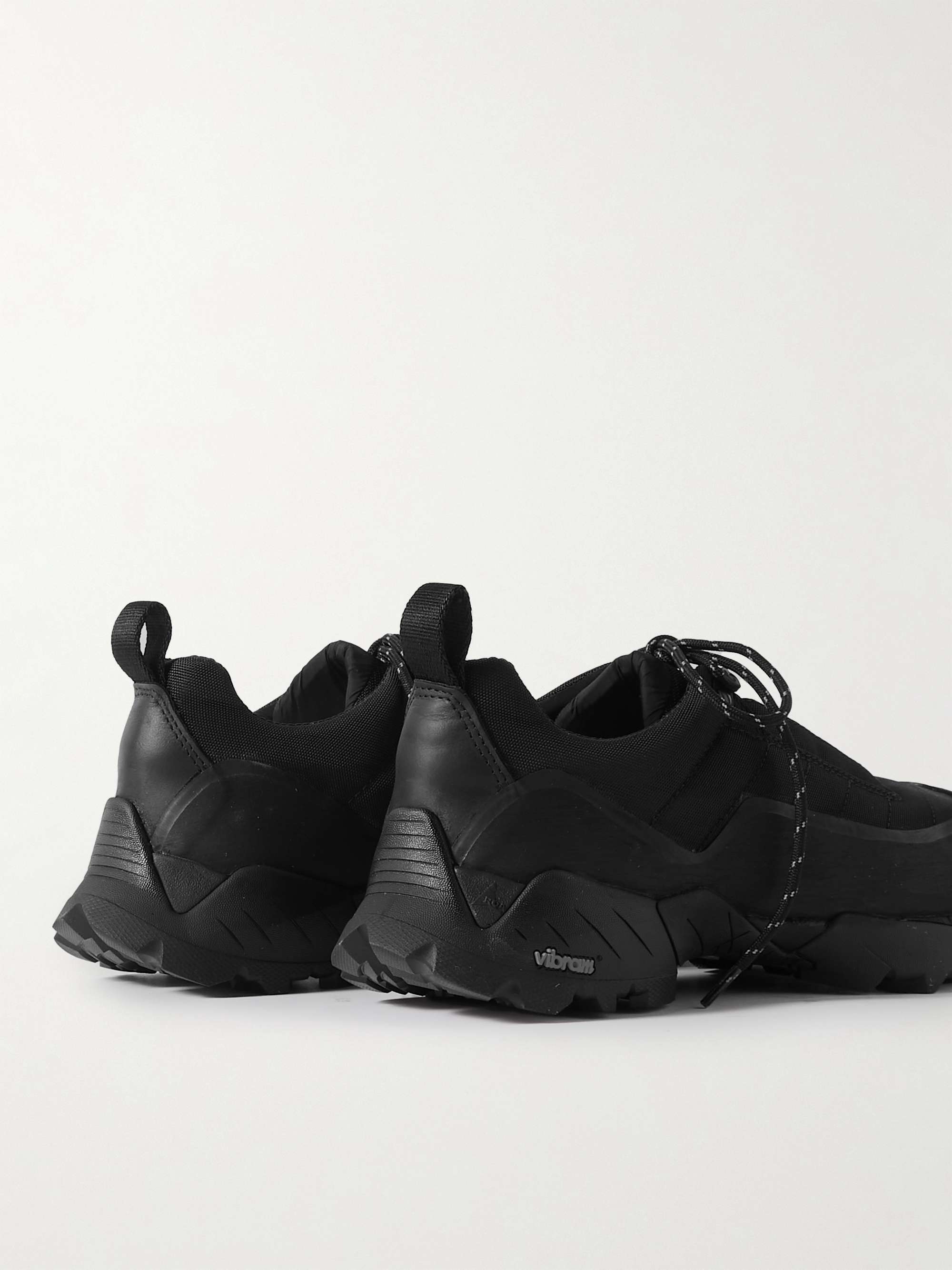 ROA Katharina Rubber and Leather-Trimmed Mesh Hiking ROA Katharina Rubber and Leather-Trimmed Mesh Hiking