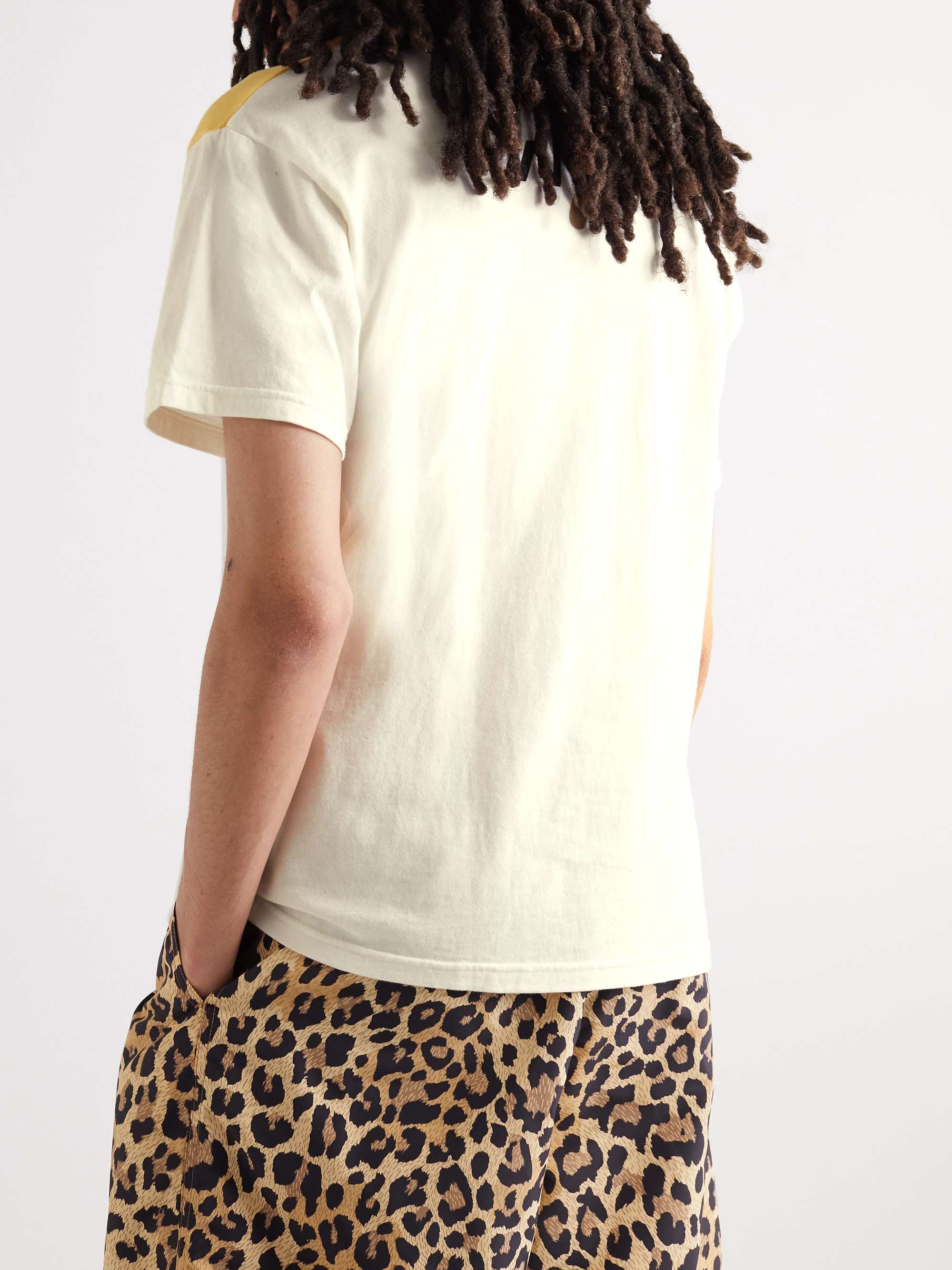 KAPITAL Toro Toro Happy Printed Cotton-Jersey T-Shirt