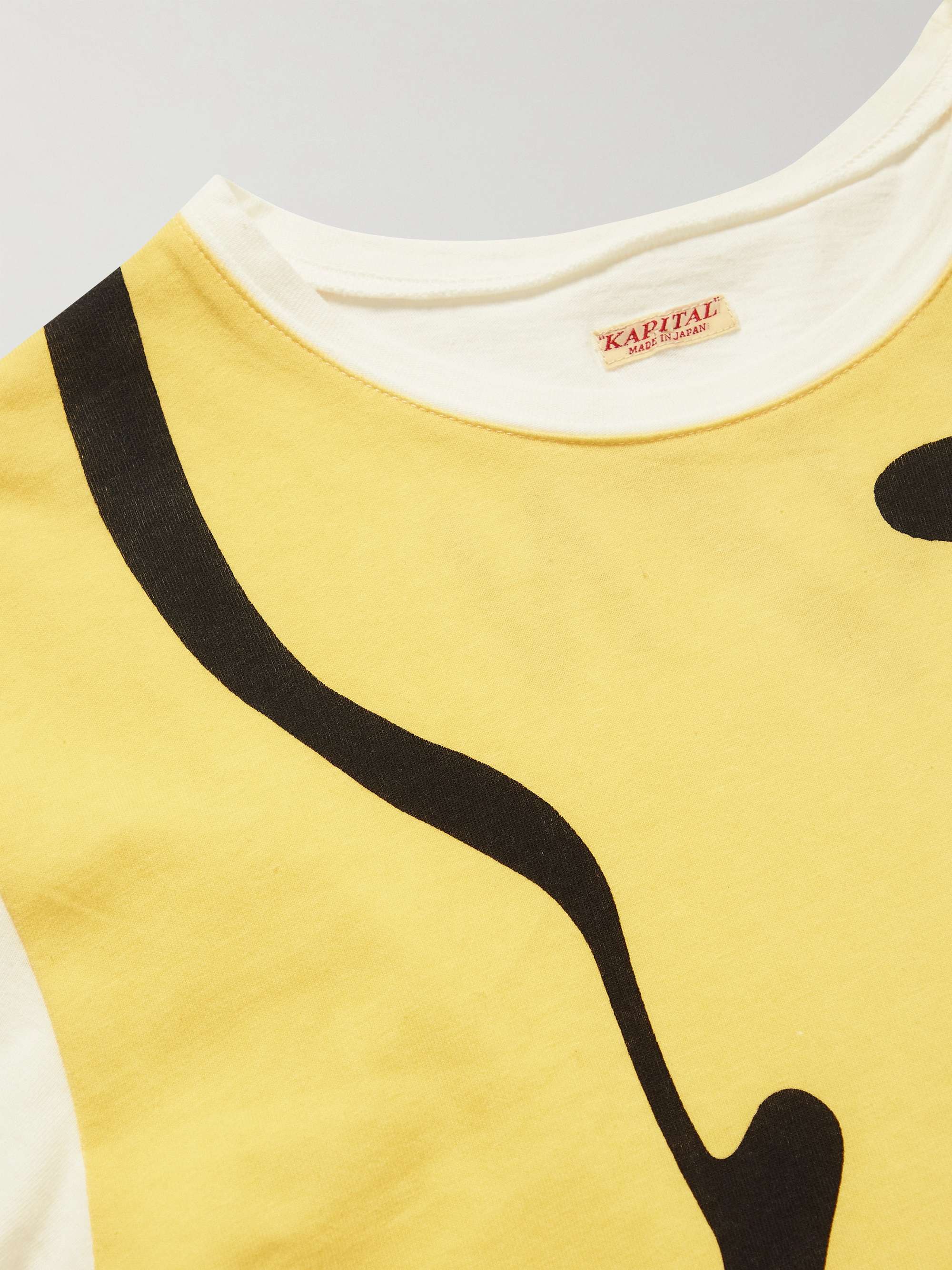 KAPITAL Toro Toro Happy Printed Cotton-Jersey T-Shirt