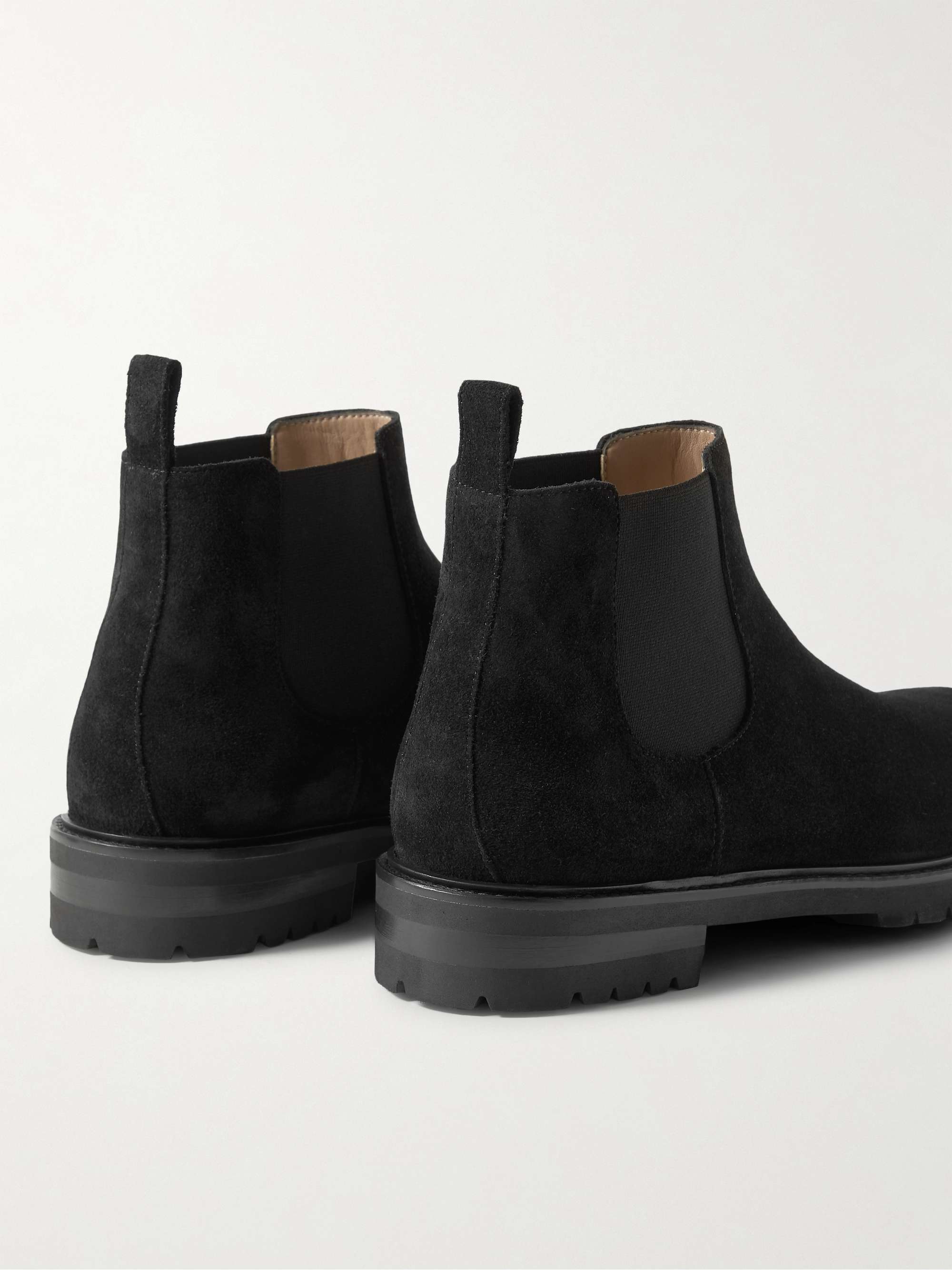 Manolo Blahnik Men's Brompton Leather Chelsea Boots | Neiman