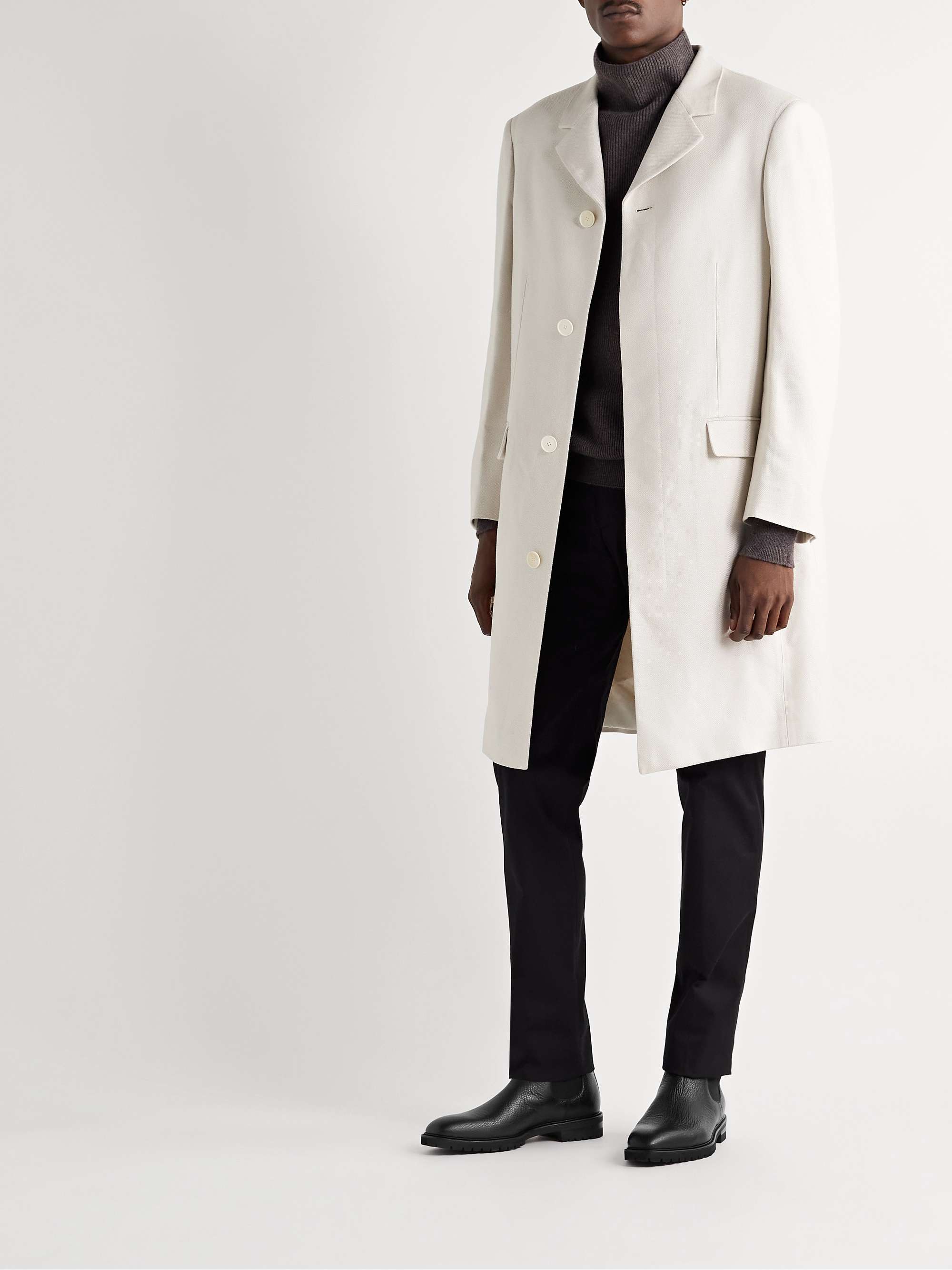 MANOLO BLAHNIK Brompton Full-Grain Leather Chelsea Boots
