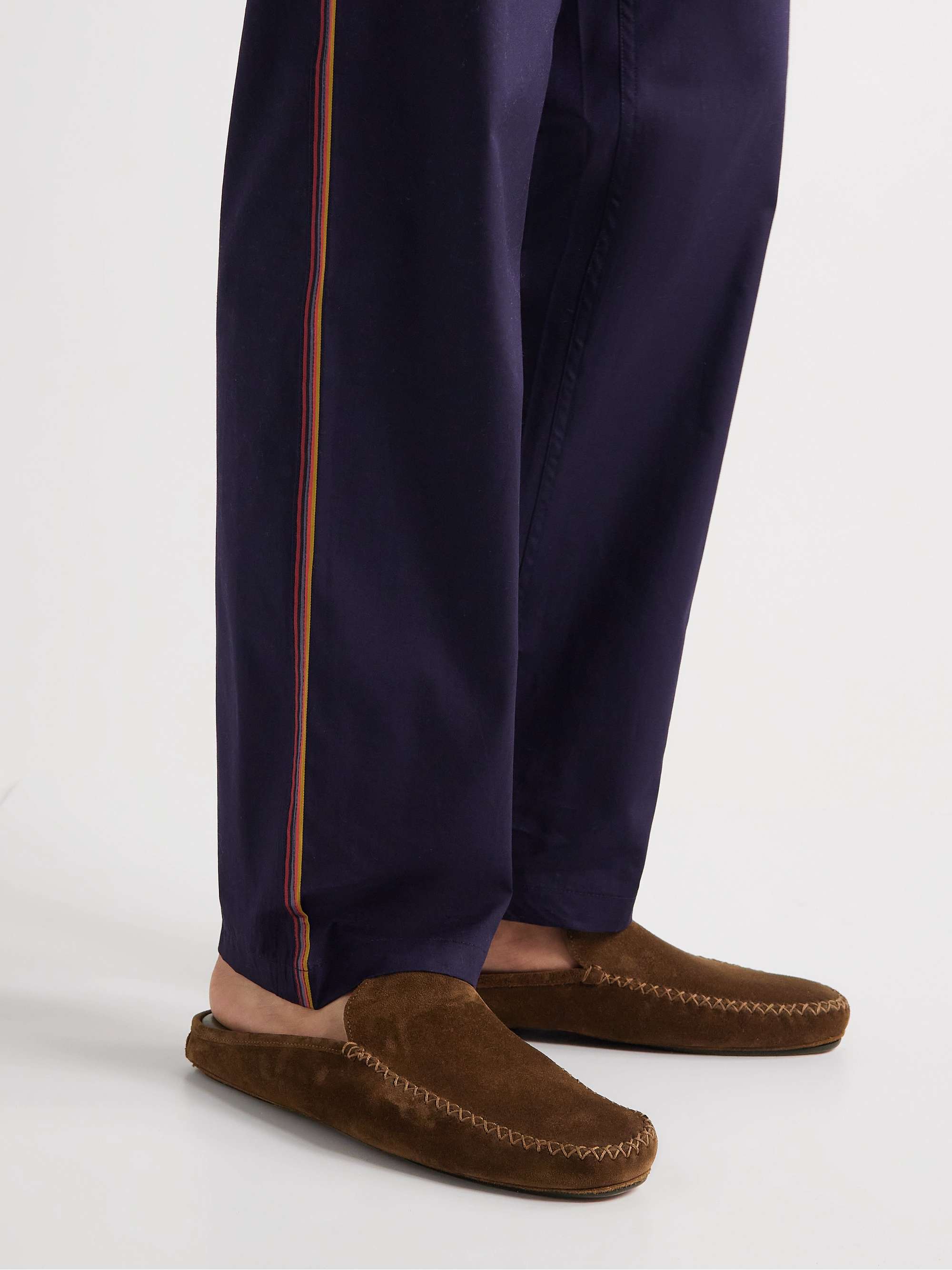 MANOLO BLAHNIK Crawford Suede Slippers