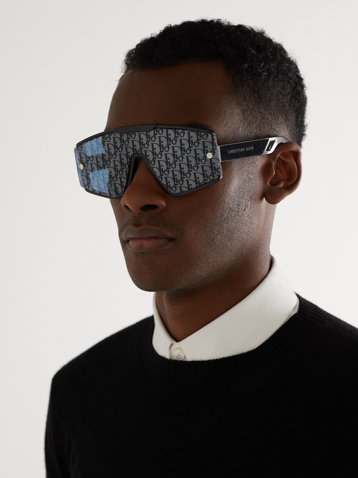 Dior Xtrem Convertible D-frame Acetate Sunglasses In Black