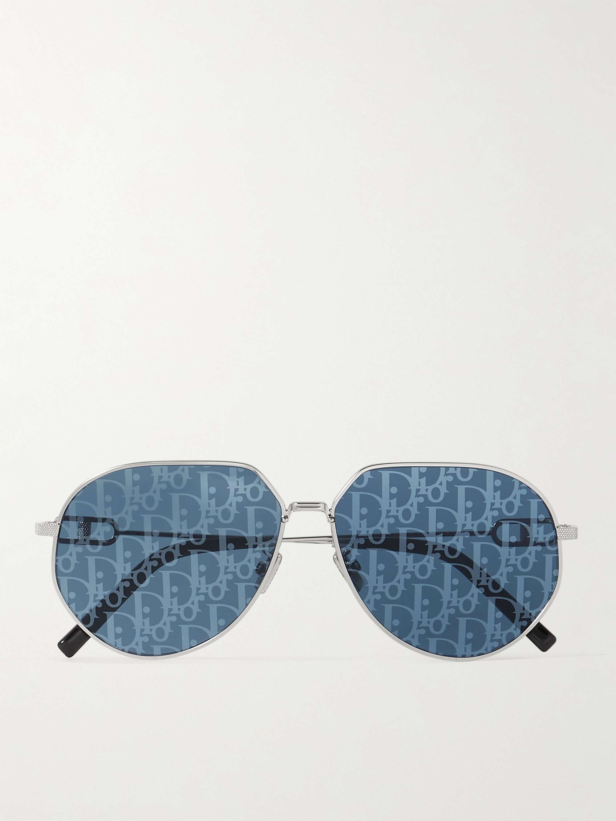 OFF-WHITE: Baltimore metal sunglasses - Grey  Off-White sunglasses  OERI072S23MET001 online at