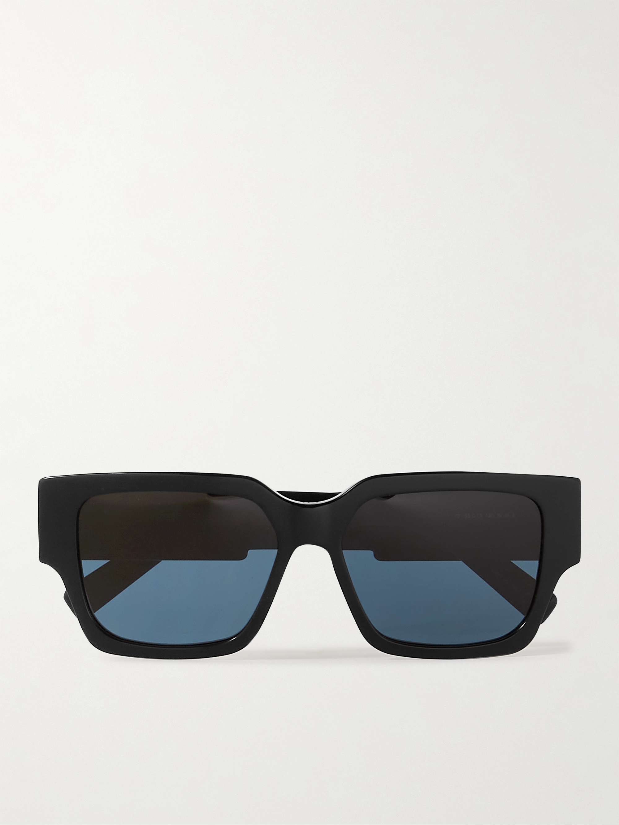 Square-Frame Acetate and Silver-Tone Sunglasses