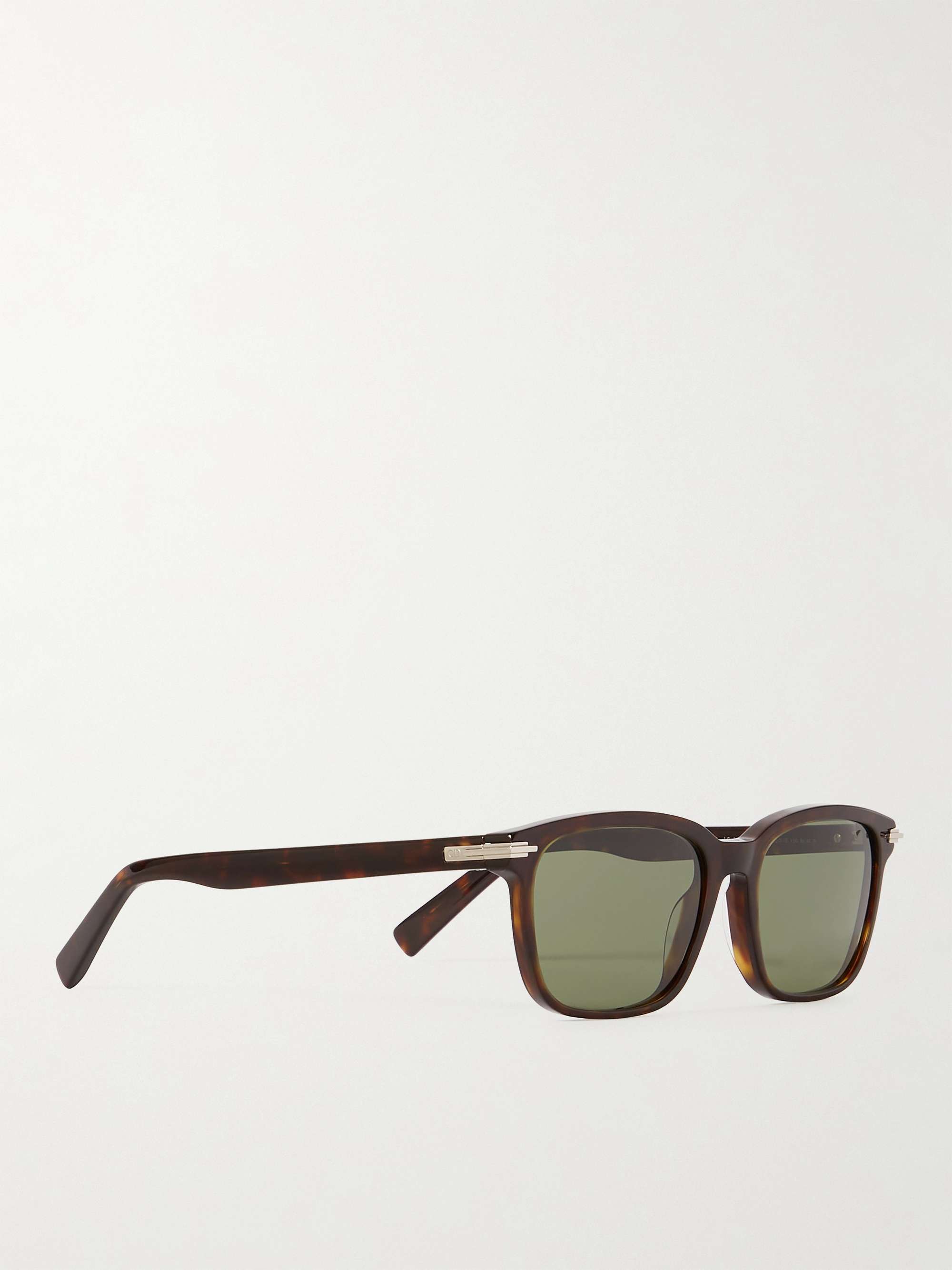 DIOR EYEWEAR DiorBlackSuit SI Square-Frame Tortoiseshell Acetate Sunglasses