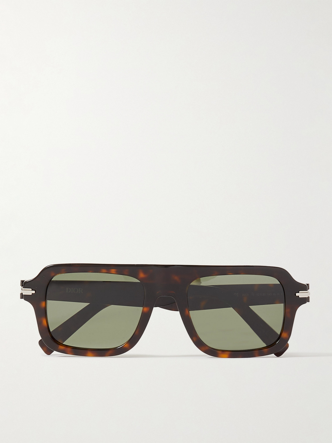 DIOR Eyewear DiorBlackSuit N2I Square-Frame Tortoiseshell Acetate Sunglasses - Men