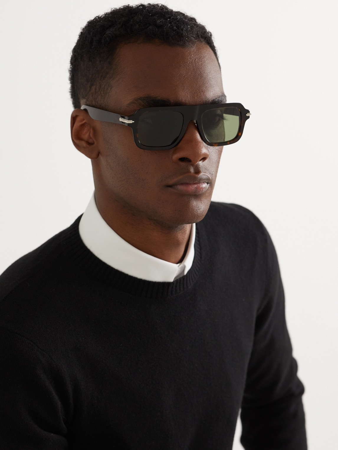 Dior Blacksuit N2i Square-frame Tortoiseshell Acetate Sunglasses In Tortoiseshell