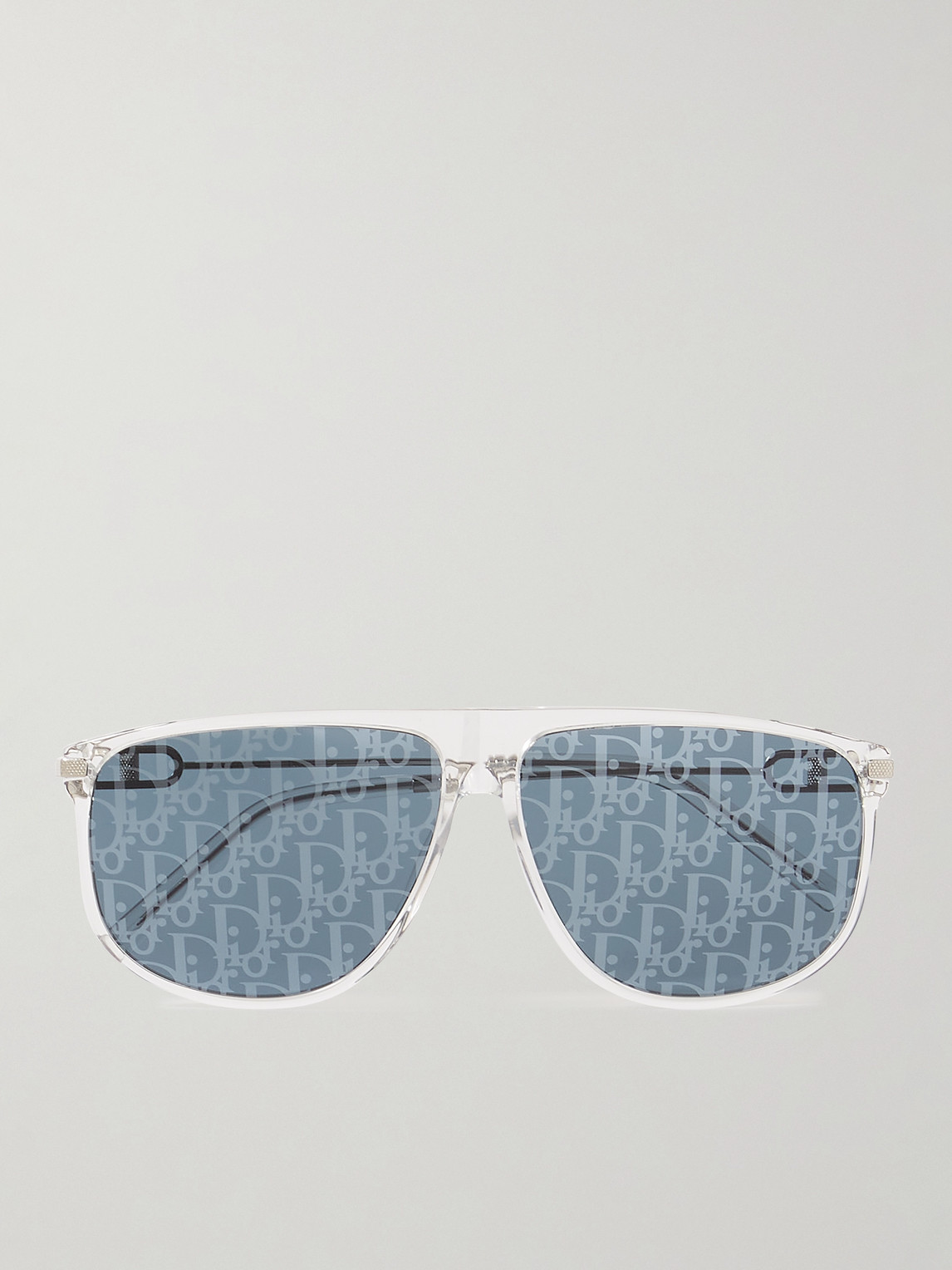 DIOR Eyewear CD Link S2U D-Frame Acetate and Silver-Tone Mirrored Sunglasses - Men