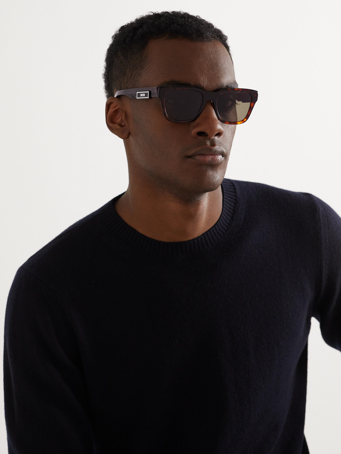 Dior B23 S1i Square-frame Tortoiseshell Acetate Sunglasses In Tortoiseshell