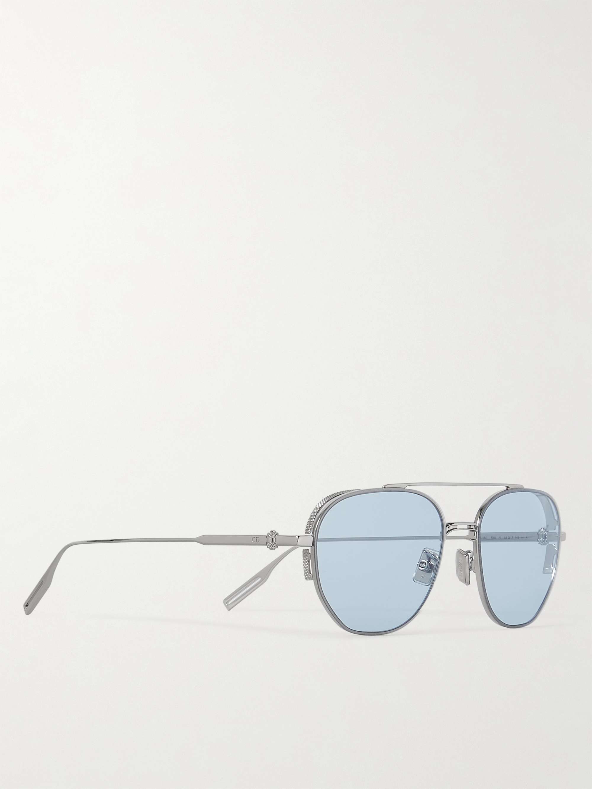 Dior Split Palladium Grey Blue Mirror Pilot Unisex Sunglasses  Walmartcom