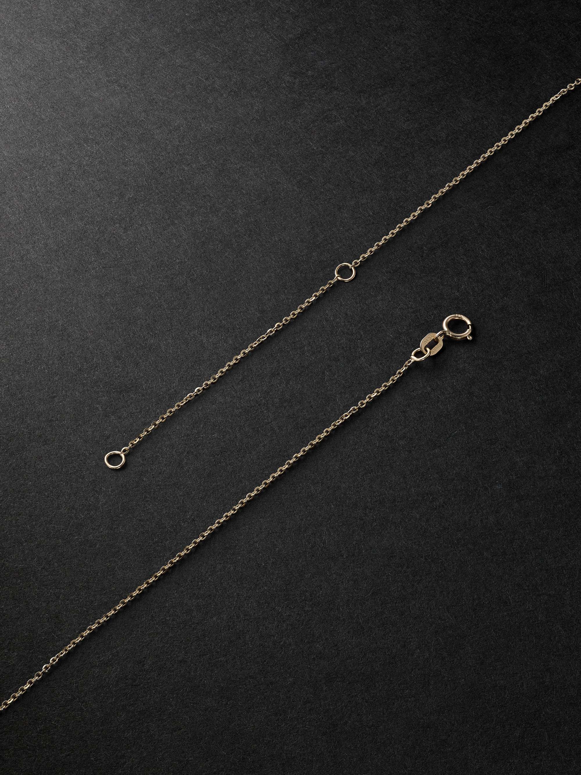 LITO Luna Gold, Chalcedony and Diamond Necklace