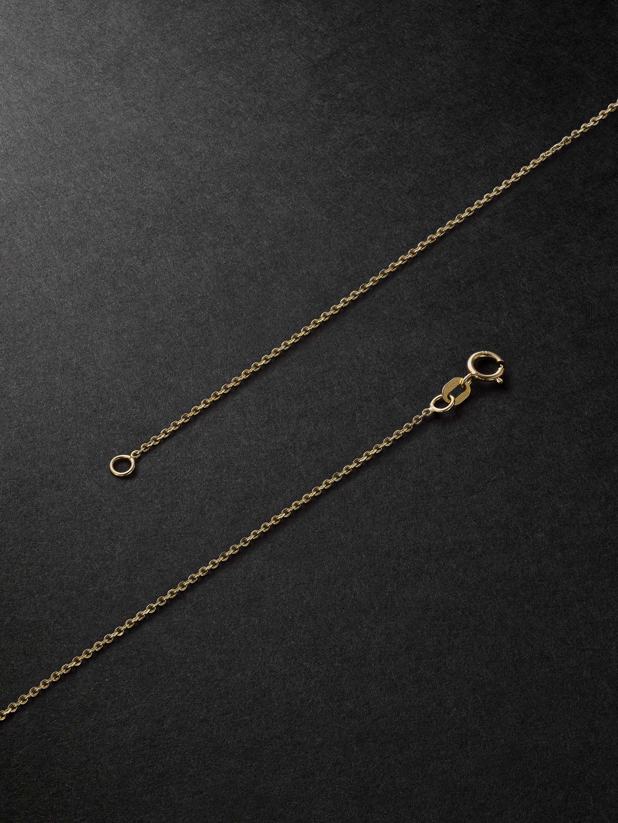 LITO Apollo 13 Petit Vert Gold and Enamel Necklace
