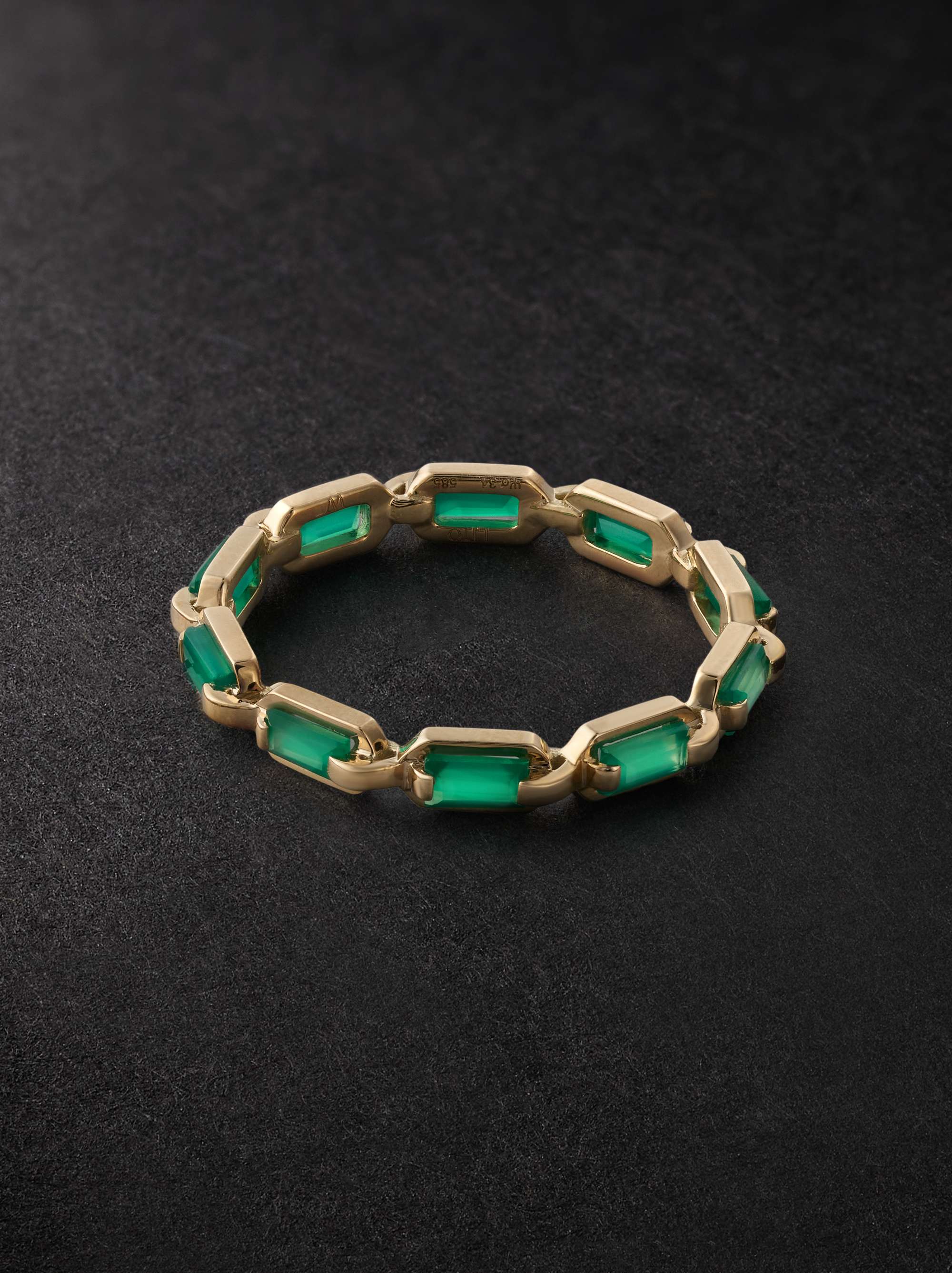 LITO Balance Gold, Iolite and Amethyst Ring