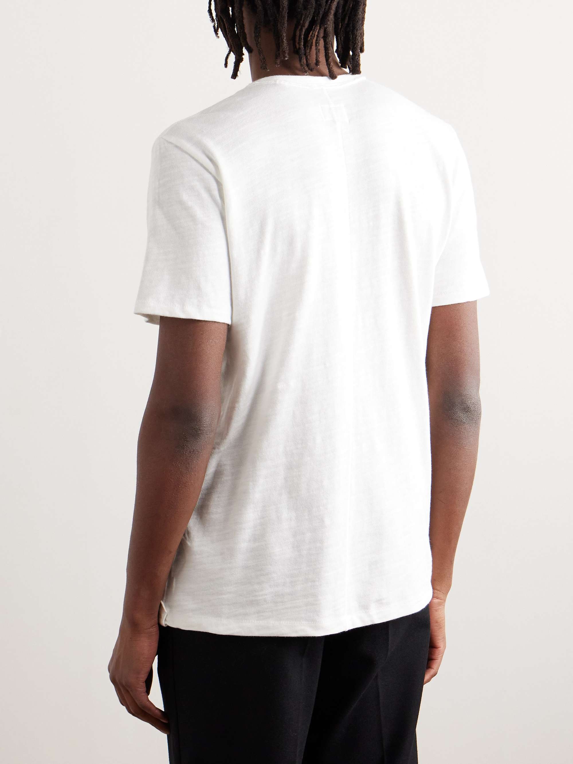 RAG & BONE Classic Flame Slub Cotton-Jersey T-Shirt