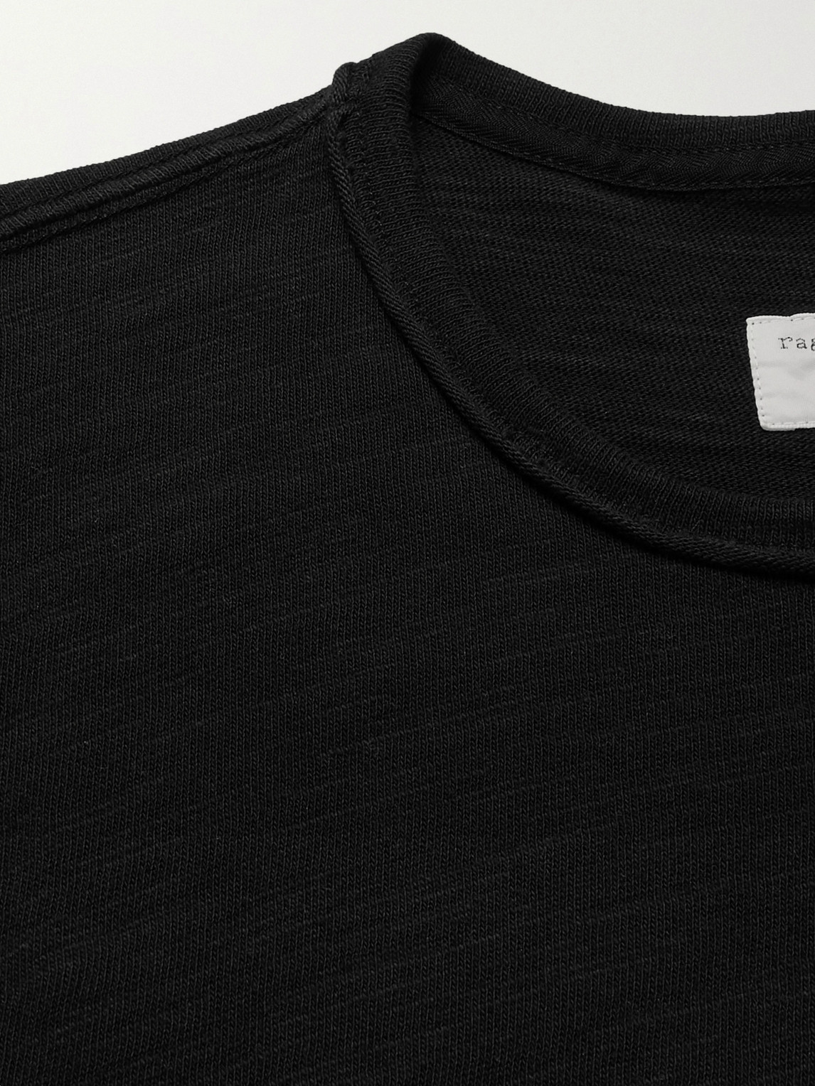 Shop Rag & Bone Cotton-jersey T-shirt In Black