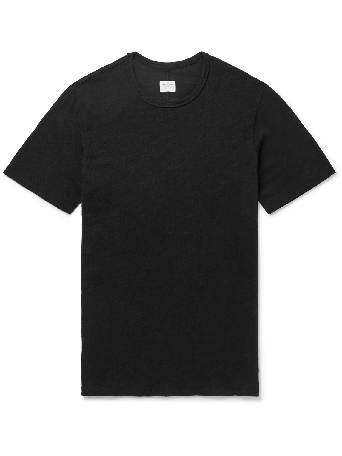 Shop Rag & Bone Cotton-jersey T-shirt In Black