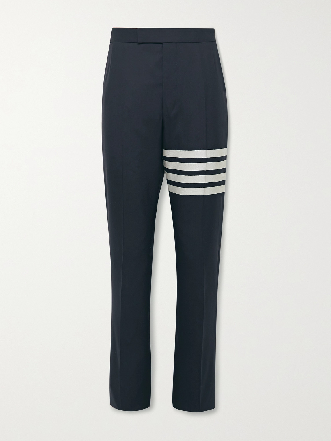 Thom Browne Slim-Fit Tapered Striped Wool Suit Trousers - Men
