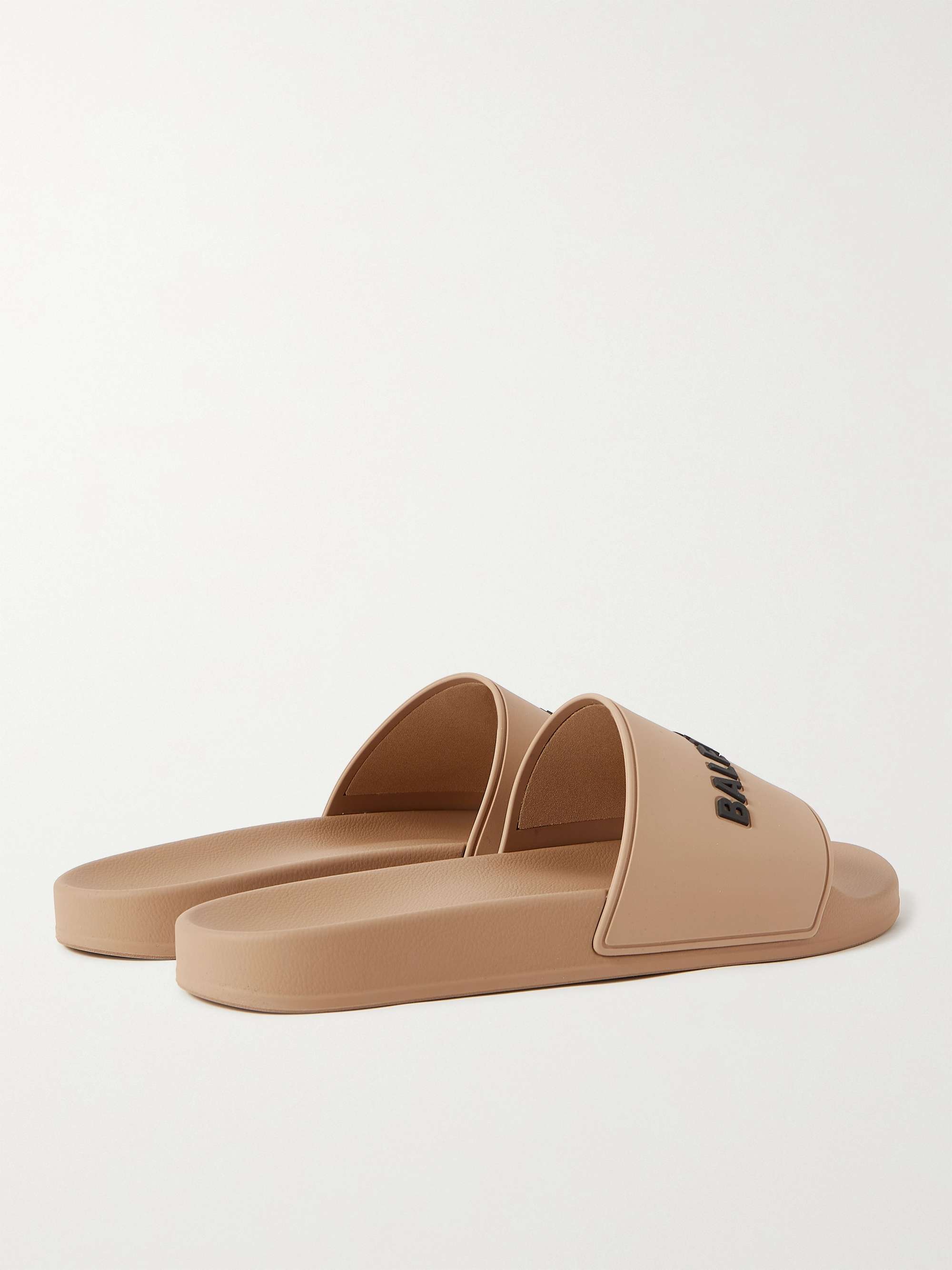 BALENCIAGA Logo-Detailed Rubber Slides