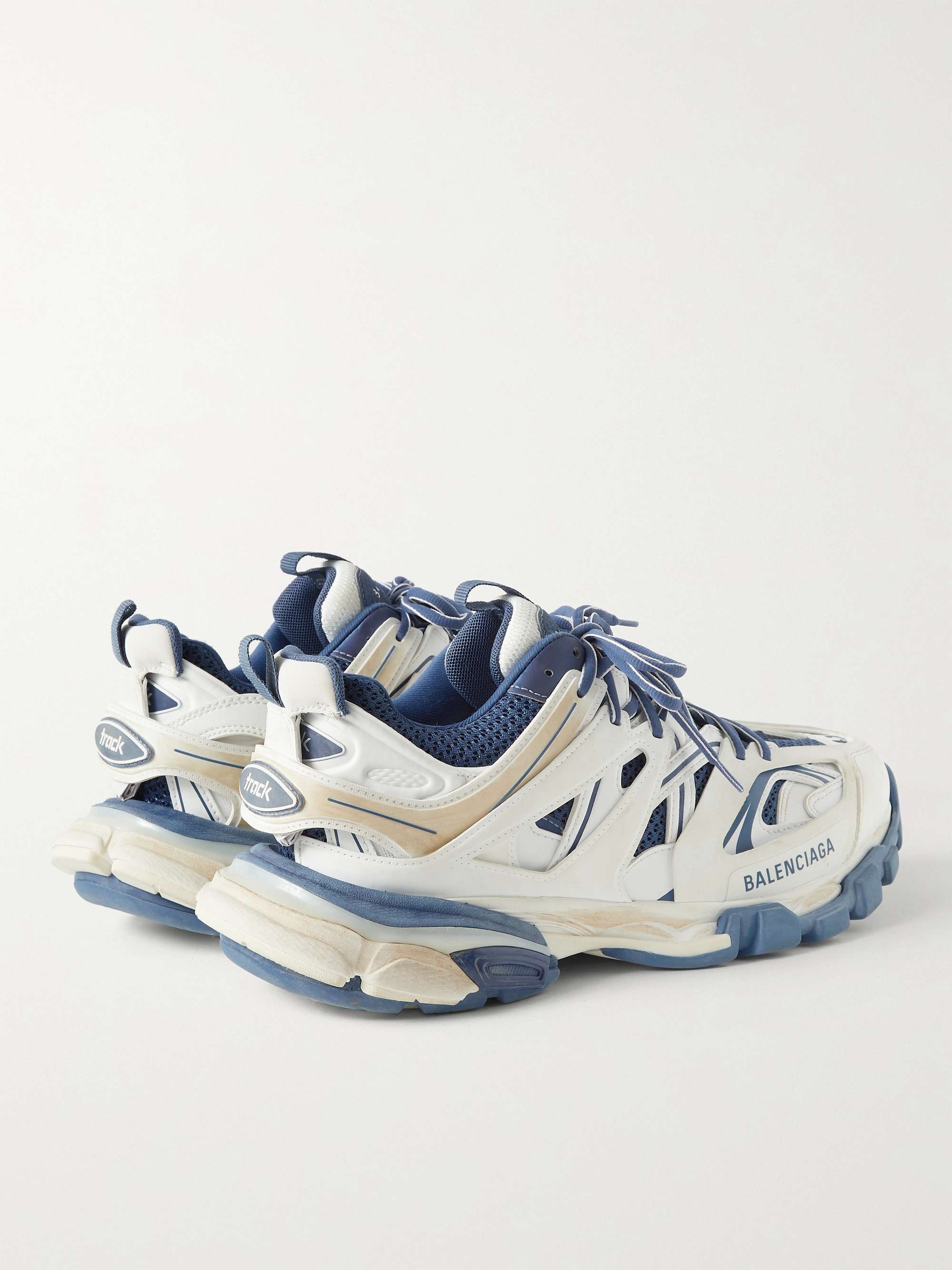 BALENCIAGA Track Nylon, Mesh and Rubber Sneakers