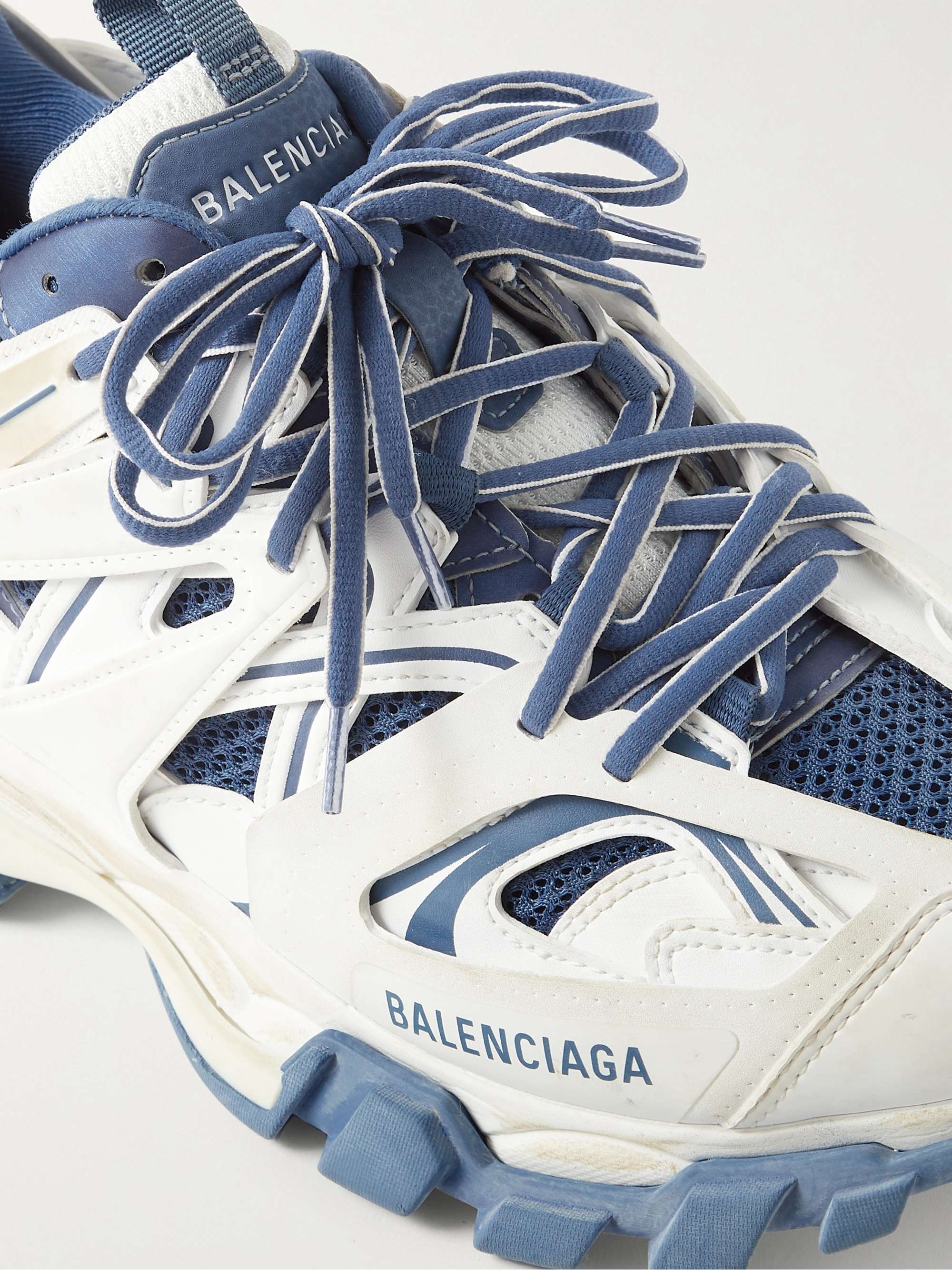 BALENCIAGA Track Nylon, Mesh and Rubber Sneakers