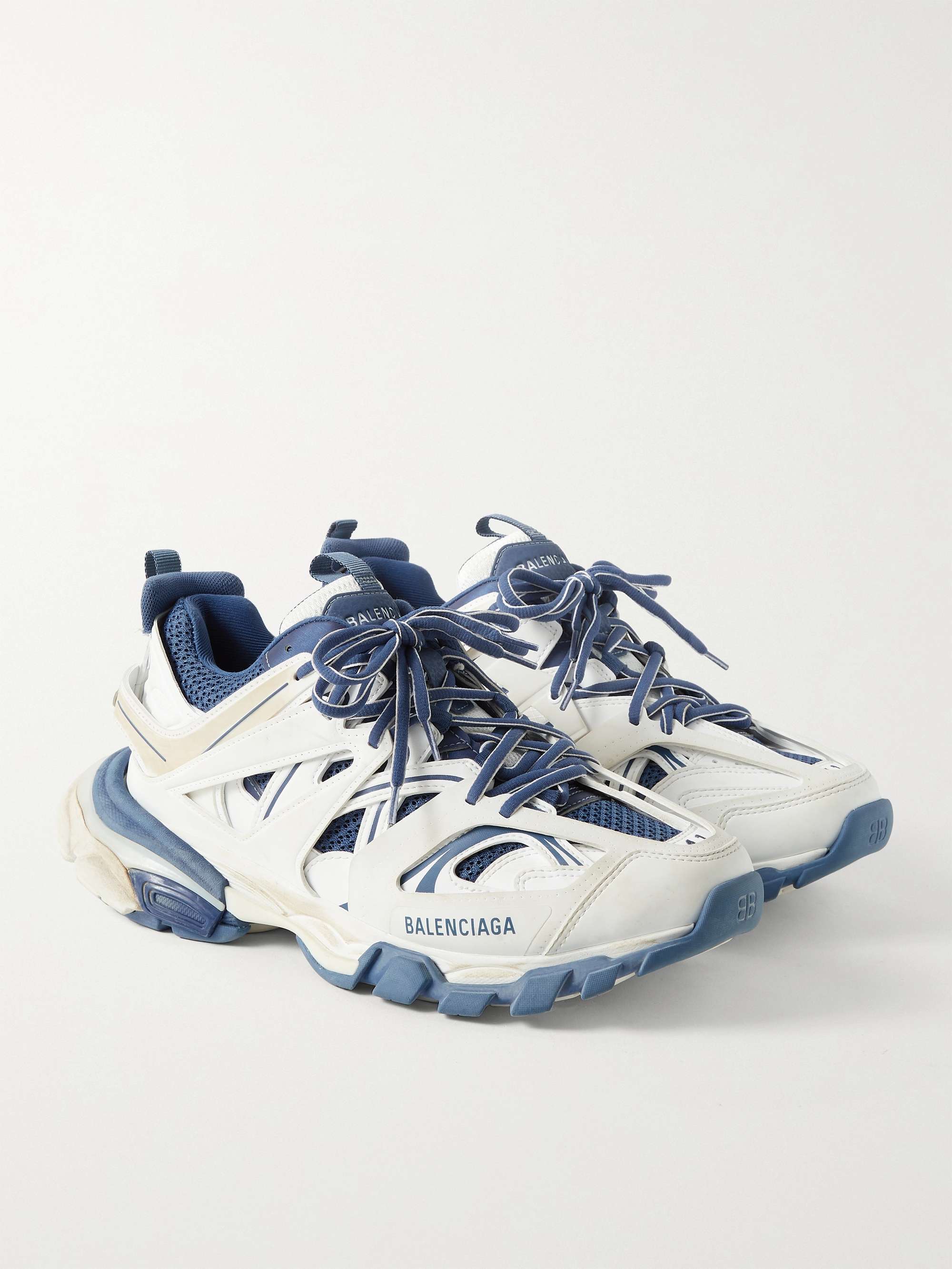BALENCIAGA Track Nylon, Mesh and Rubber Sneakers