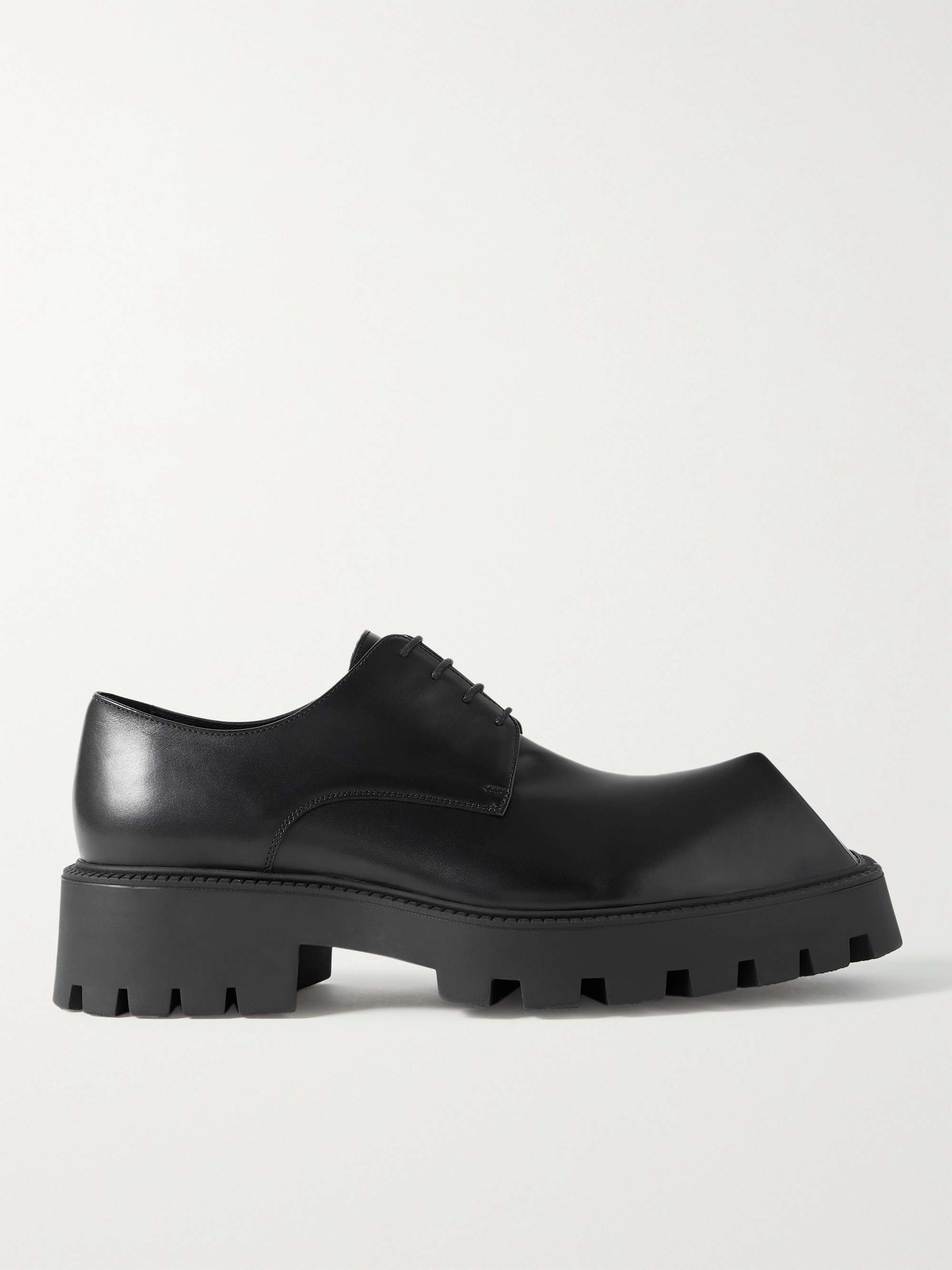 BALENCIAGA Rhino Leather Derby Shoes for Men | MR PORTER