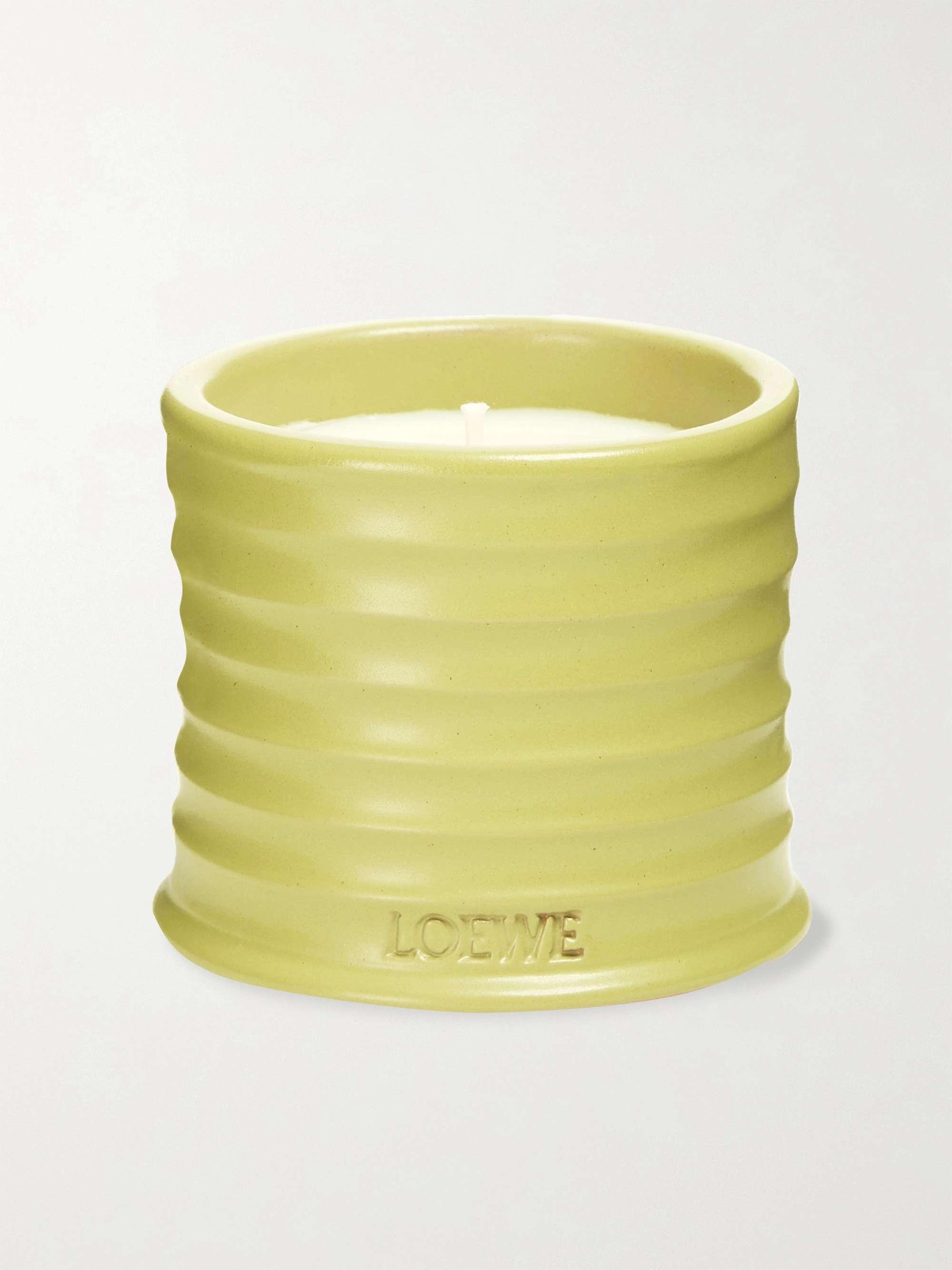 Small scented candle and bar soap set in yellow - Loewe Home