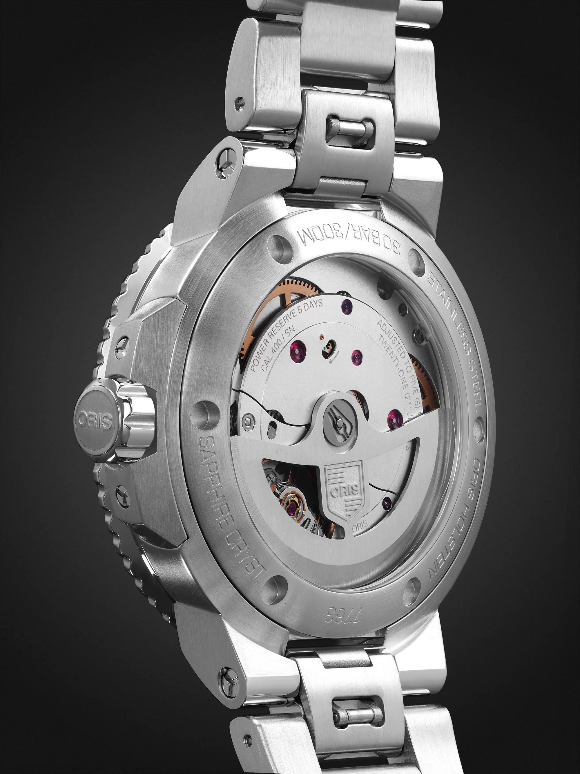 ORIS Aquis Date Calibre 400 Automatic 43.5mm Stainless Steel Watch, Ref. No. 01 400 7763 4135-07 8 24 09PEB