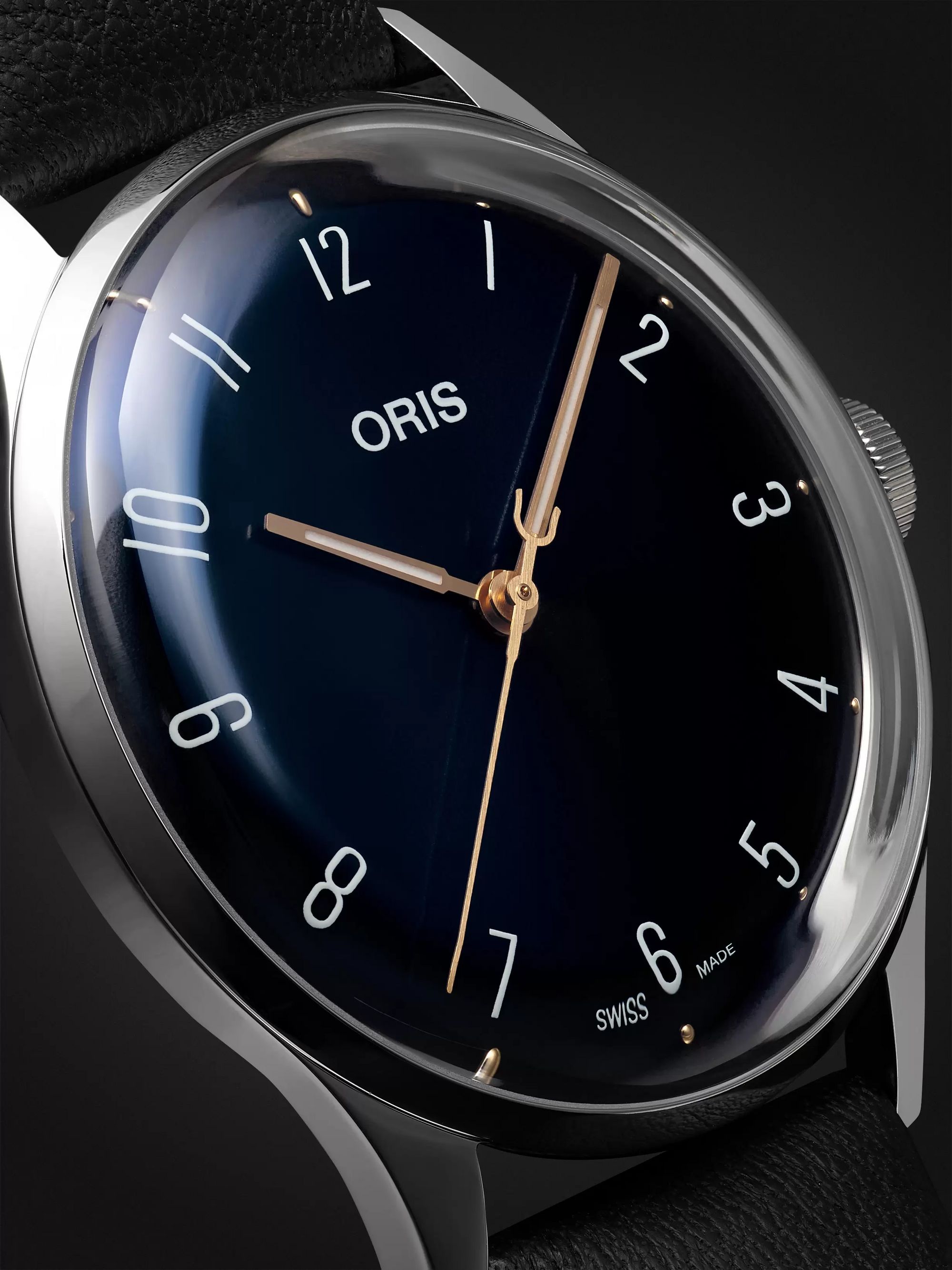 ORIS James Morrison Academy of Music Limited Edition Automatic 38mm Stainless Steel and Leather Watch, Ref. No. 01 733 7762 4085-Set