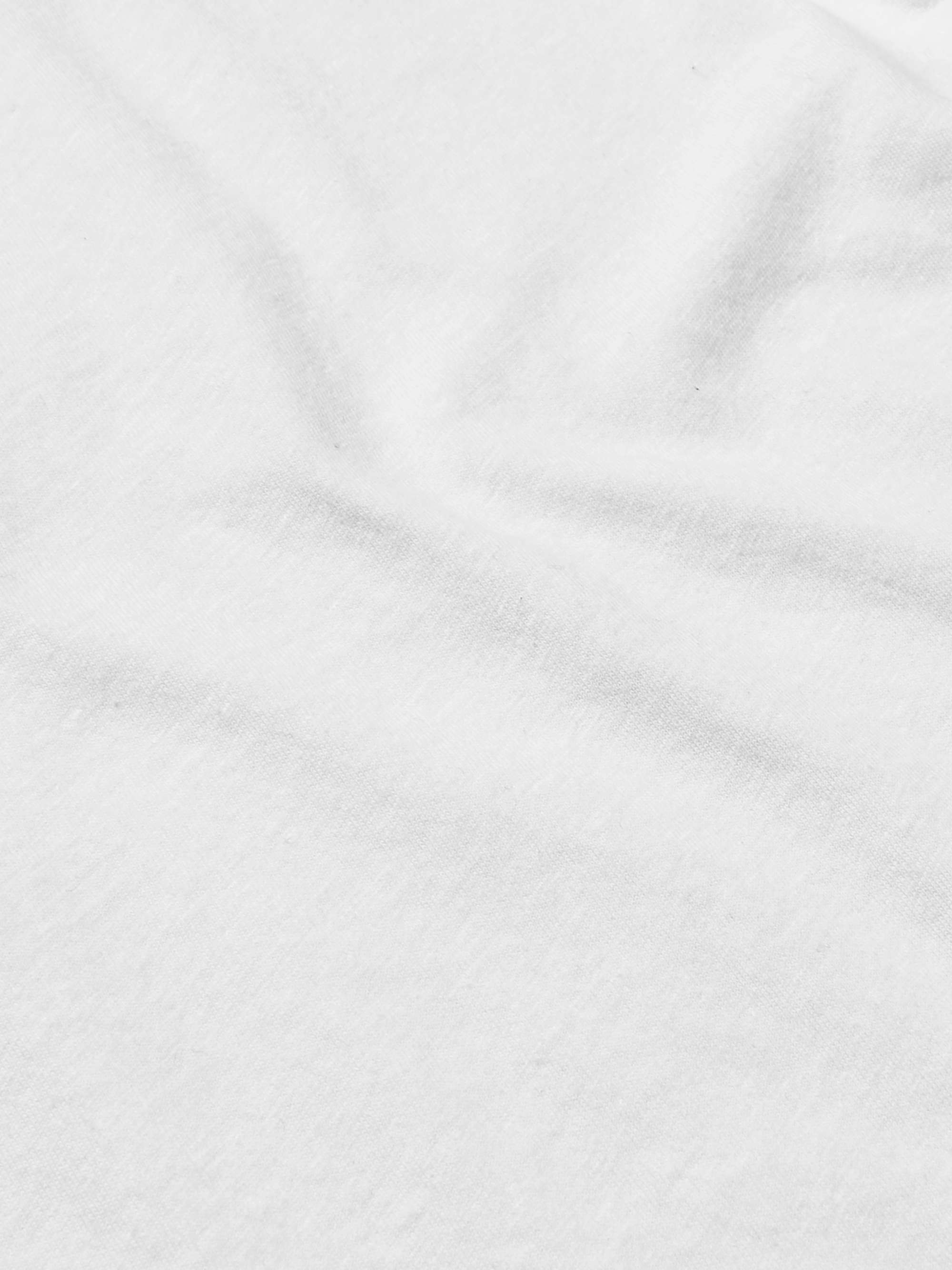 FRESCOBOL CARIOCA Lucio Cotton and Linen-Blend T-Shirt