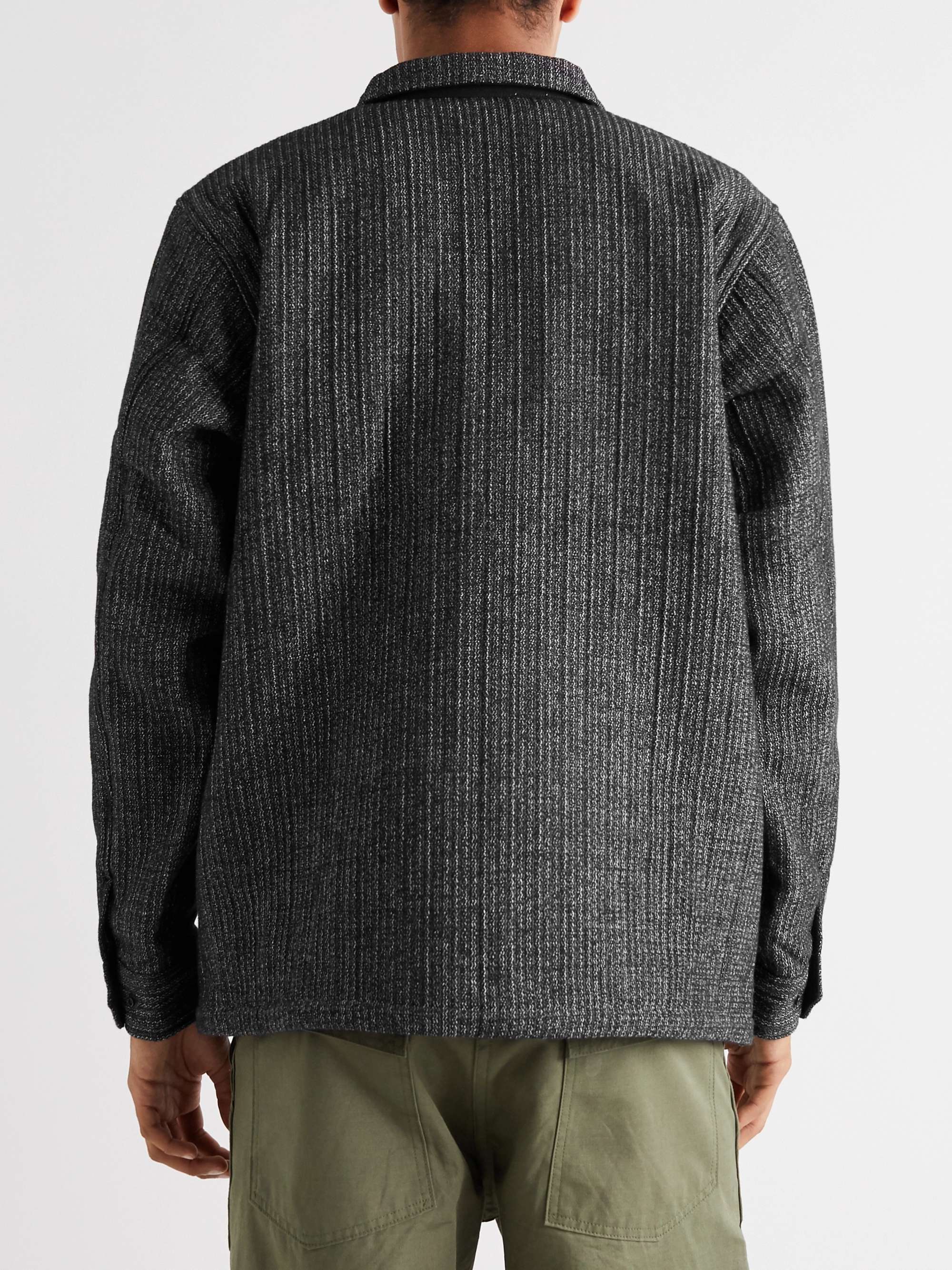 CHIMALA Striped Cotton-Blend Jacquard Shirt Jacket for Men | MR PORTER